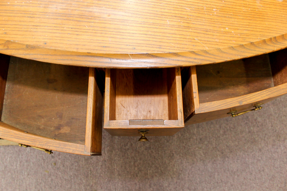 Antique Victorian Oak Dresser with Mirror