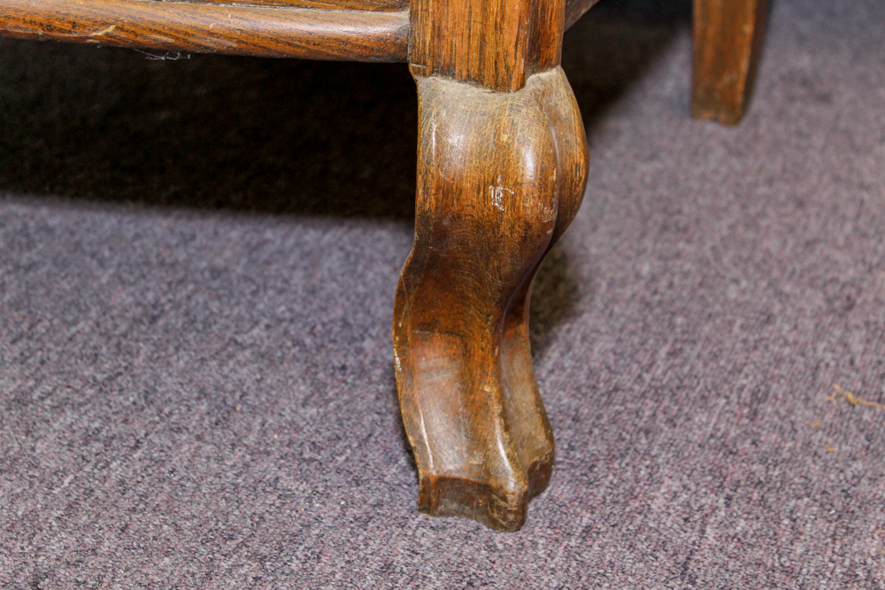 Antique Victorian Oak Dresser with Mirror