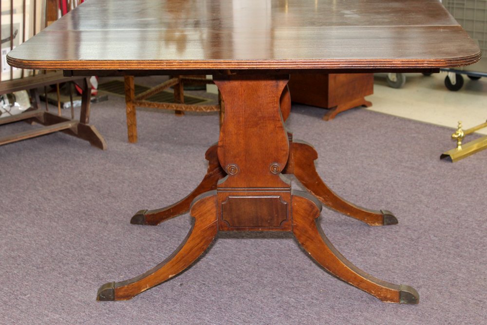Vintage  Mahogany Drop Leaf Extension Table by Extensole