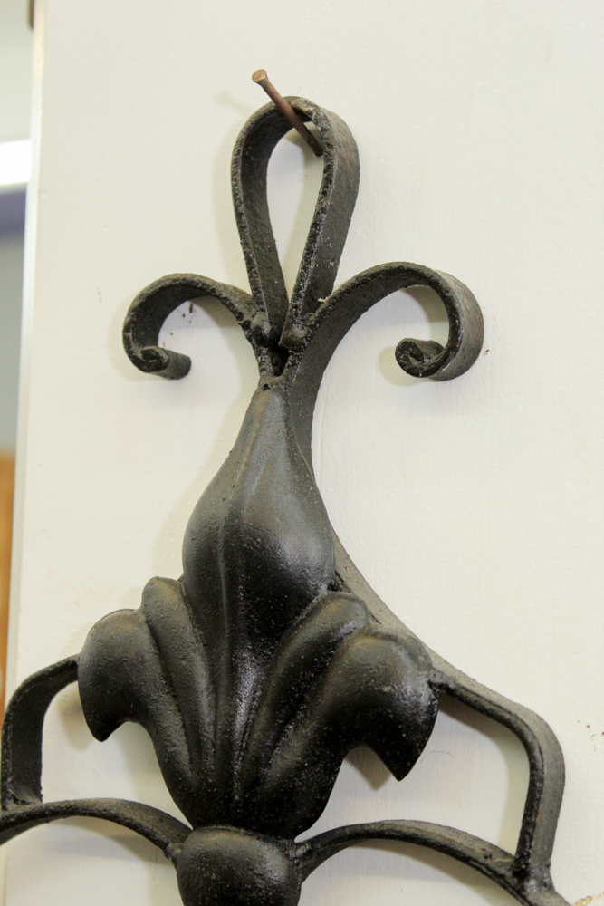 Antique Rococo Style Wrought Iron Wall Sconces