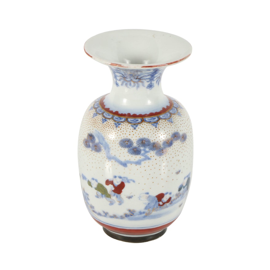 19th Century Japanese Hirado Vase