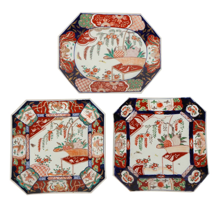Japanese Imari Porcelain Plates