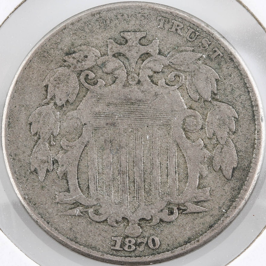 1870 Shield Nickel