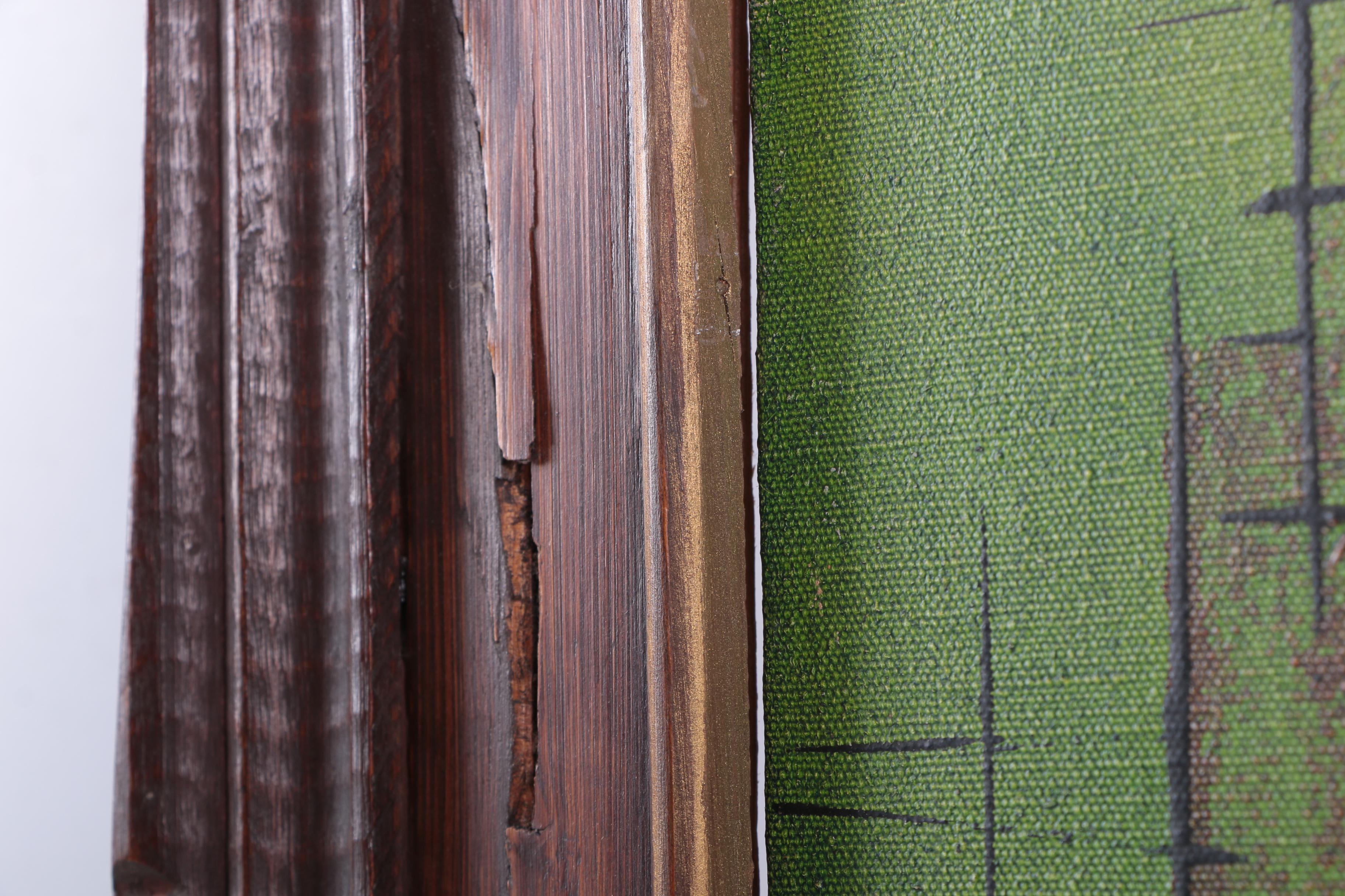 1970 Niko Abstract Oil Painting on Canvas