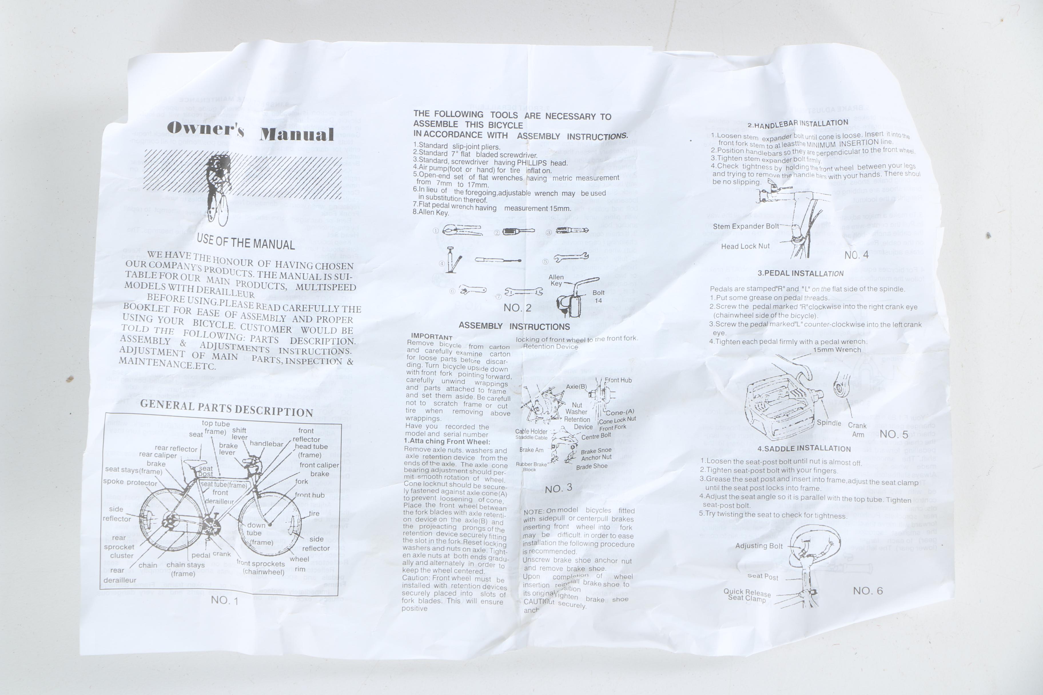 Ultralite Road Warrior Bicycle