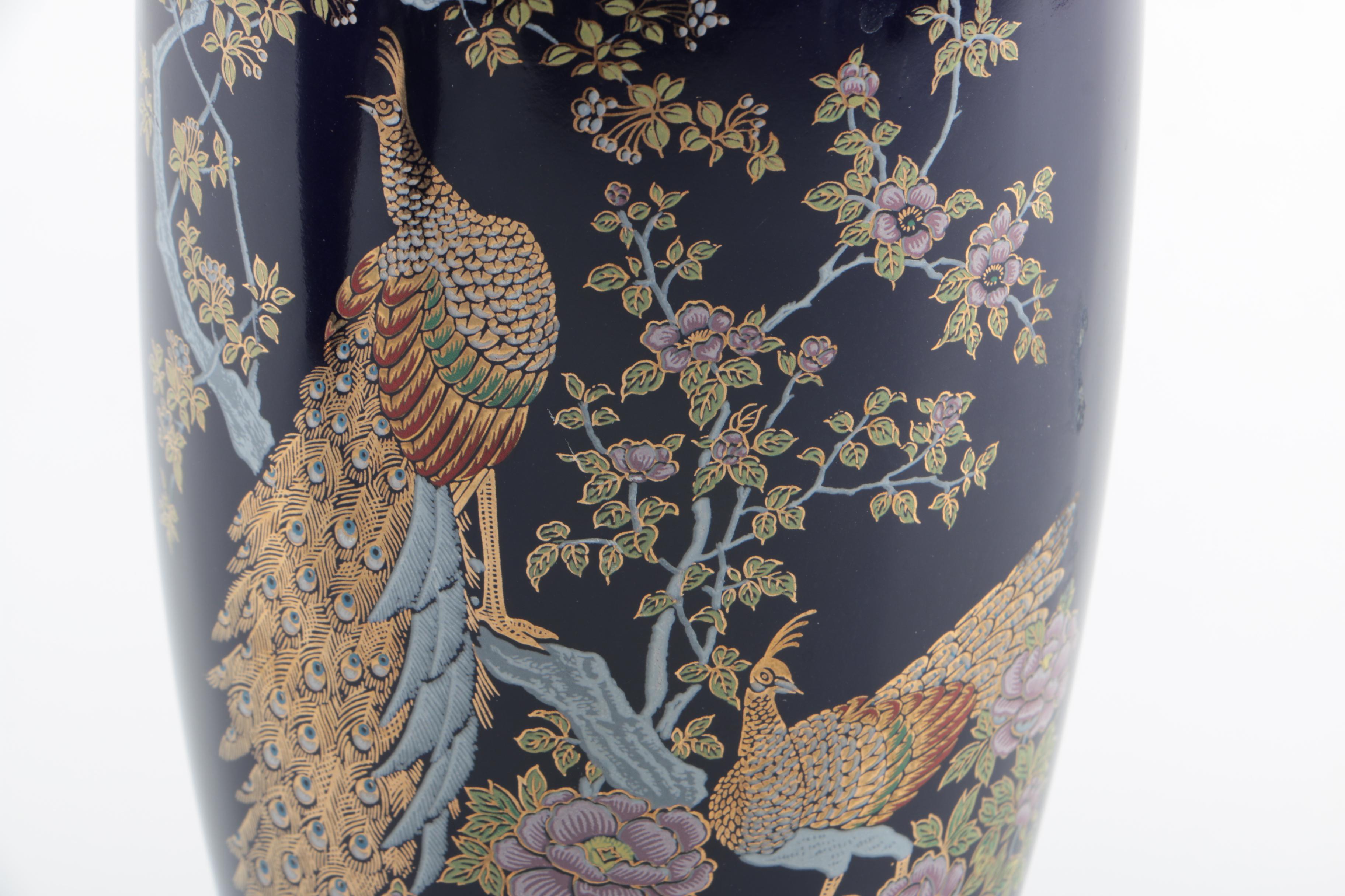 MCI Japan Three-Piece Ceramic Vase and Urn Set