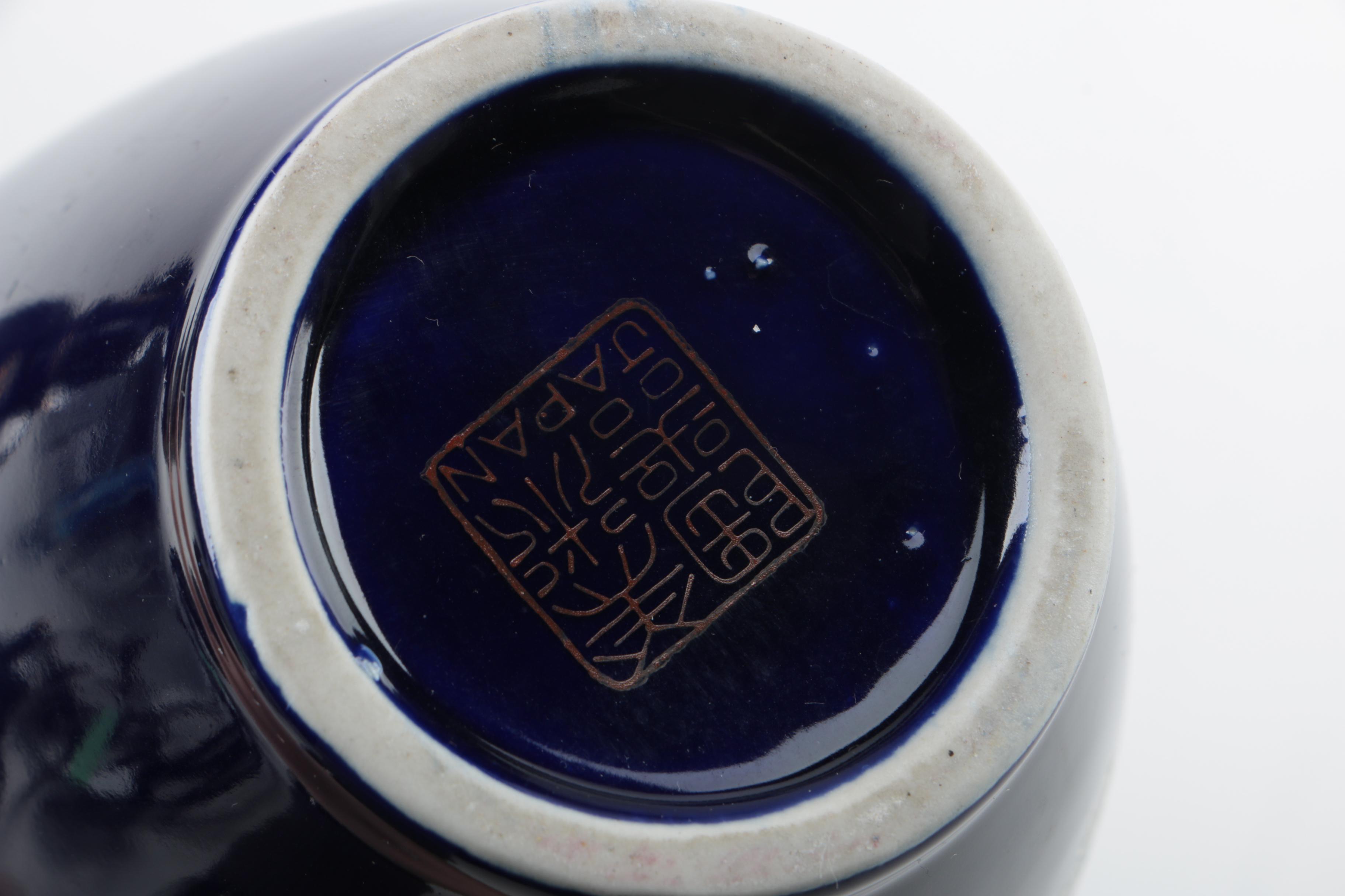 MCI Japan Three-Piece Ceramic Vase and Urn Set