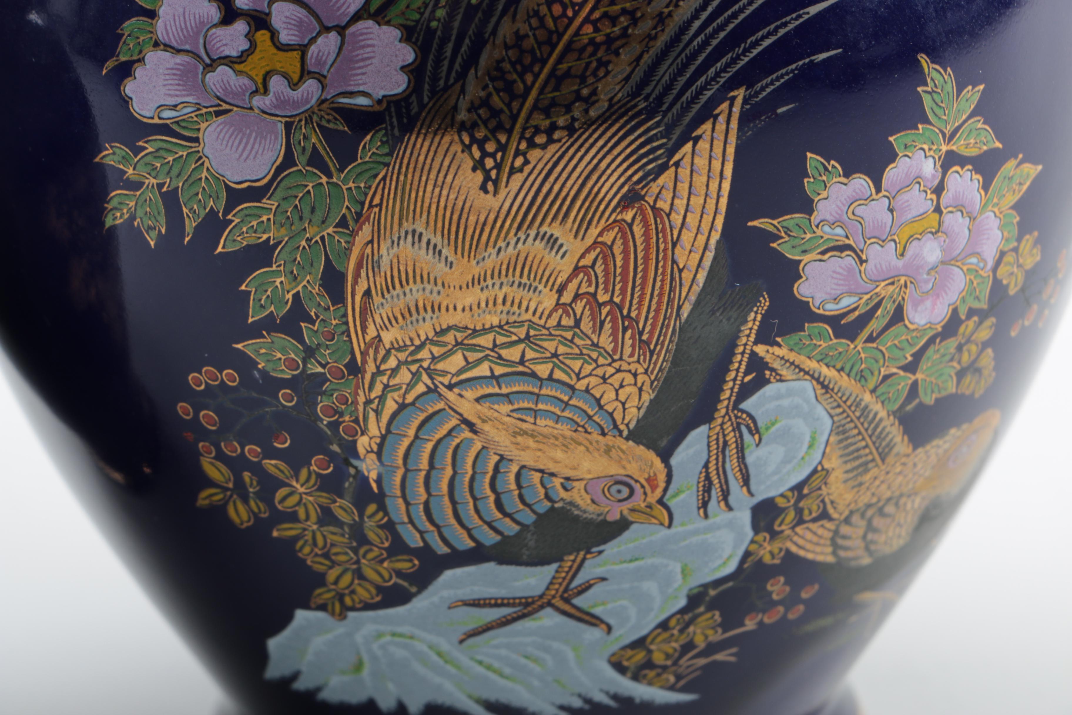 MCI Japan Three-Piece Ceramic Vase and Urn Set