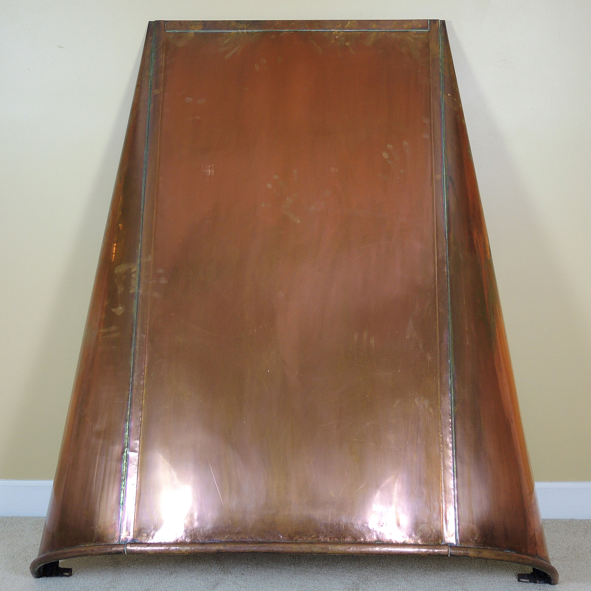 Large Copper Fireplace Hood