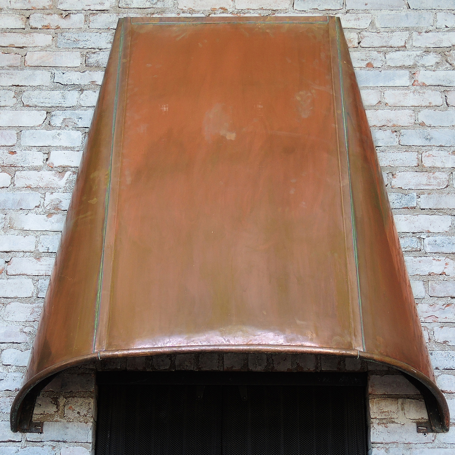Large Copper Fireplace Hood