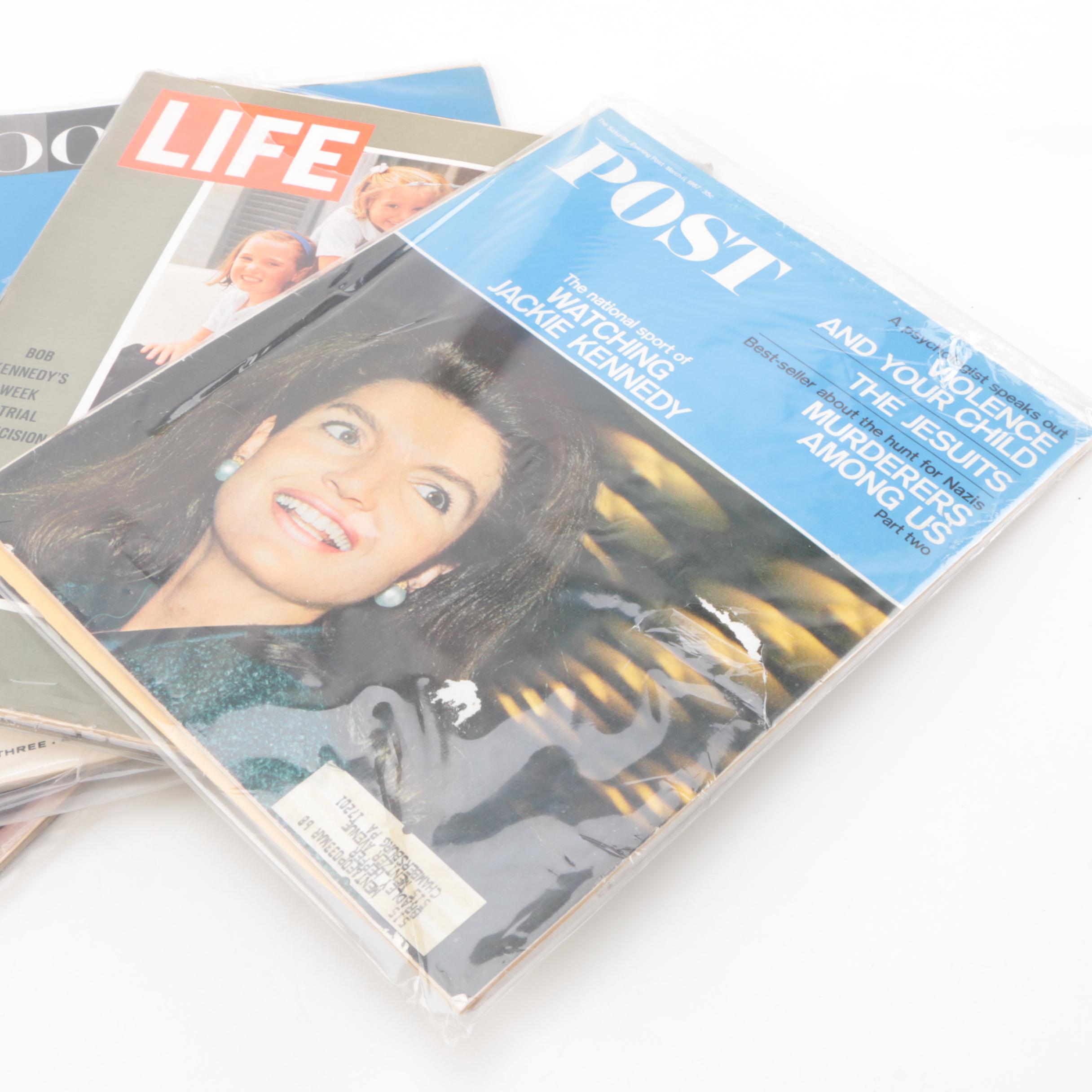 Assorted Vintage Magazines featuring The Kennedy Family