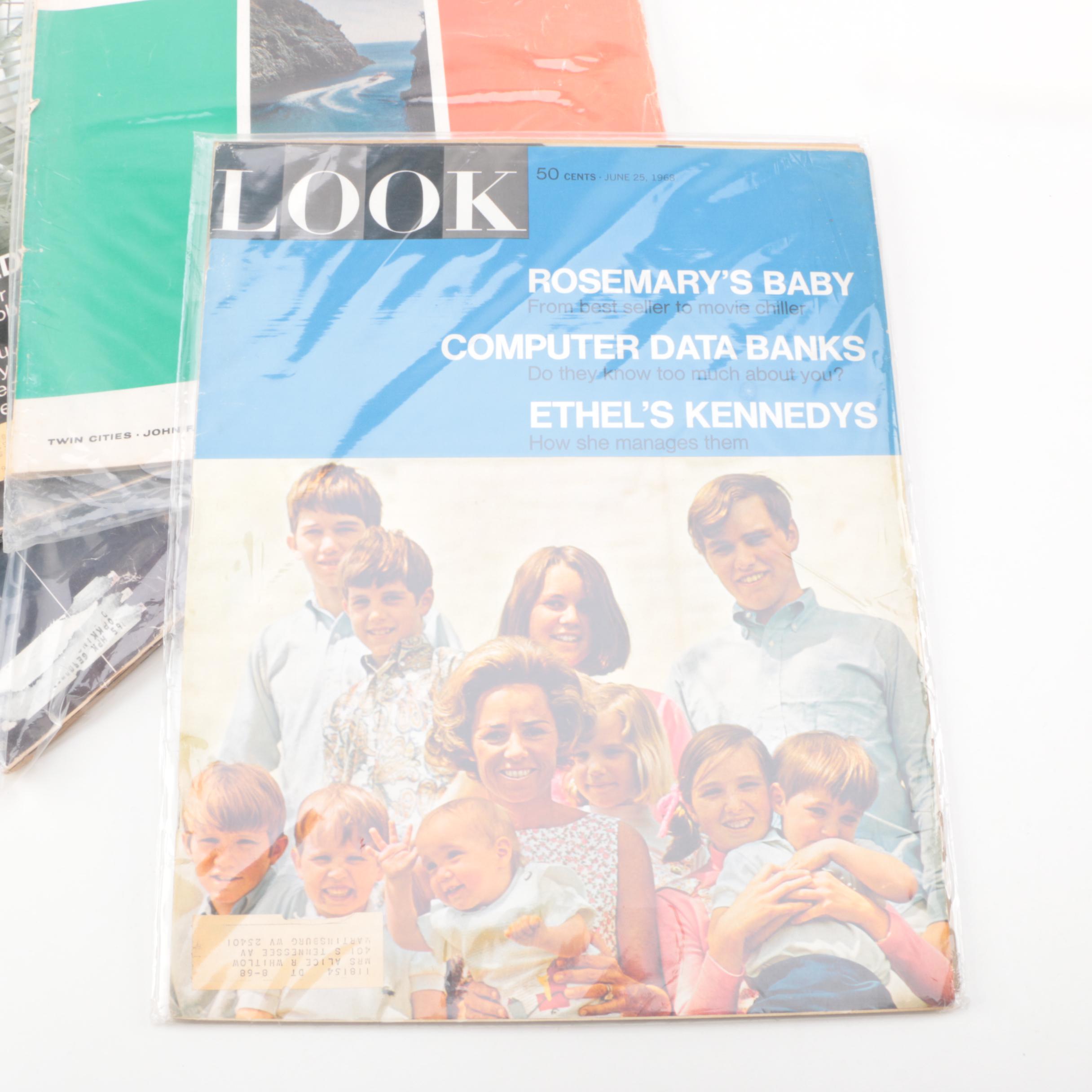 Assorted Vintage Magazines featuring The Kennedy Family