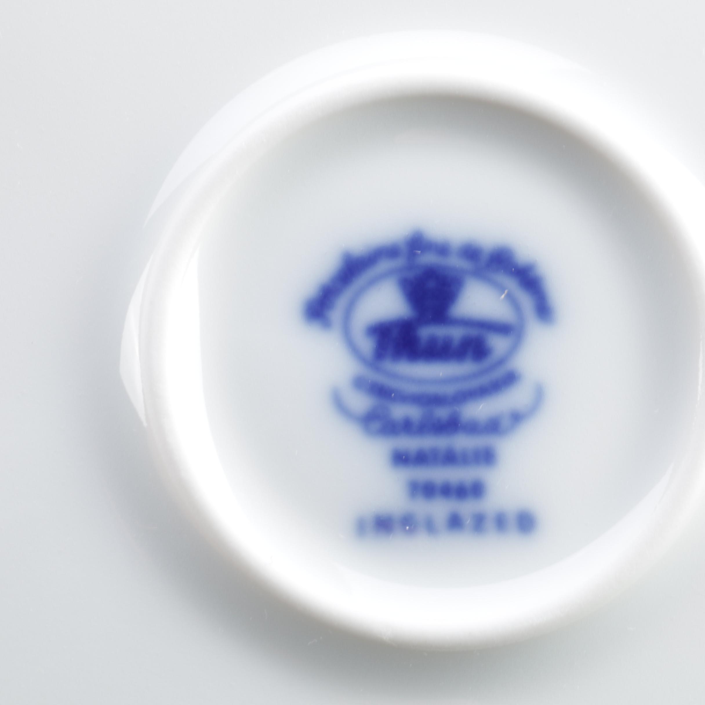 Vintage Duchcov and Thun "Blue Onion" Porcelain Tableware