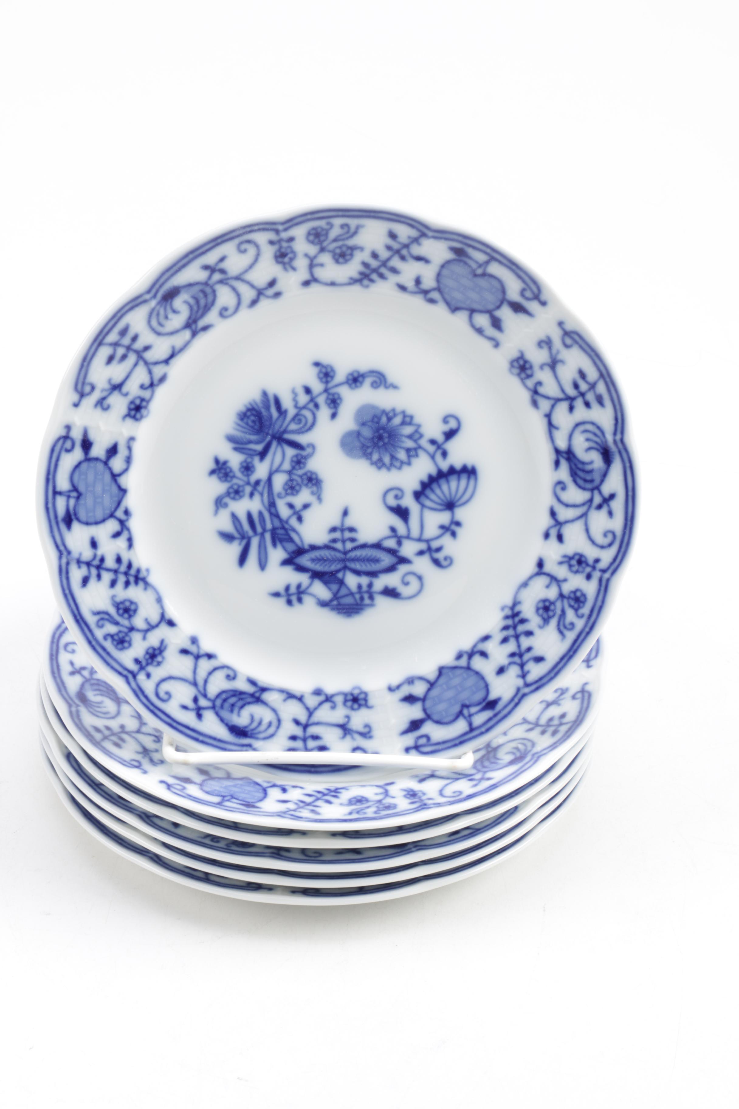 Vintage Duchcov and Thun "Blue Onion" Porcelain Tableware