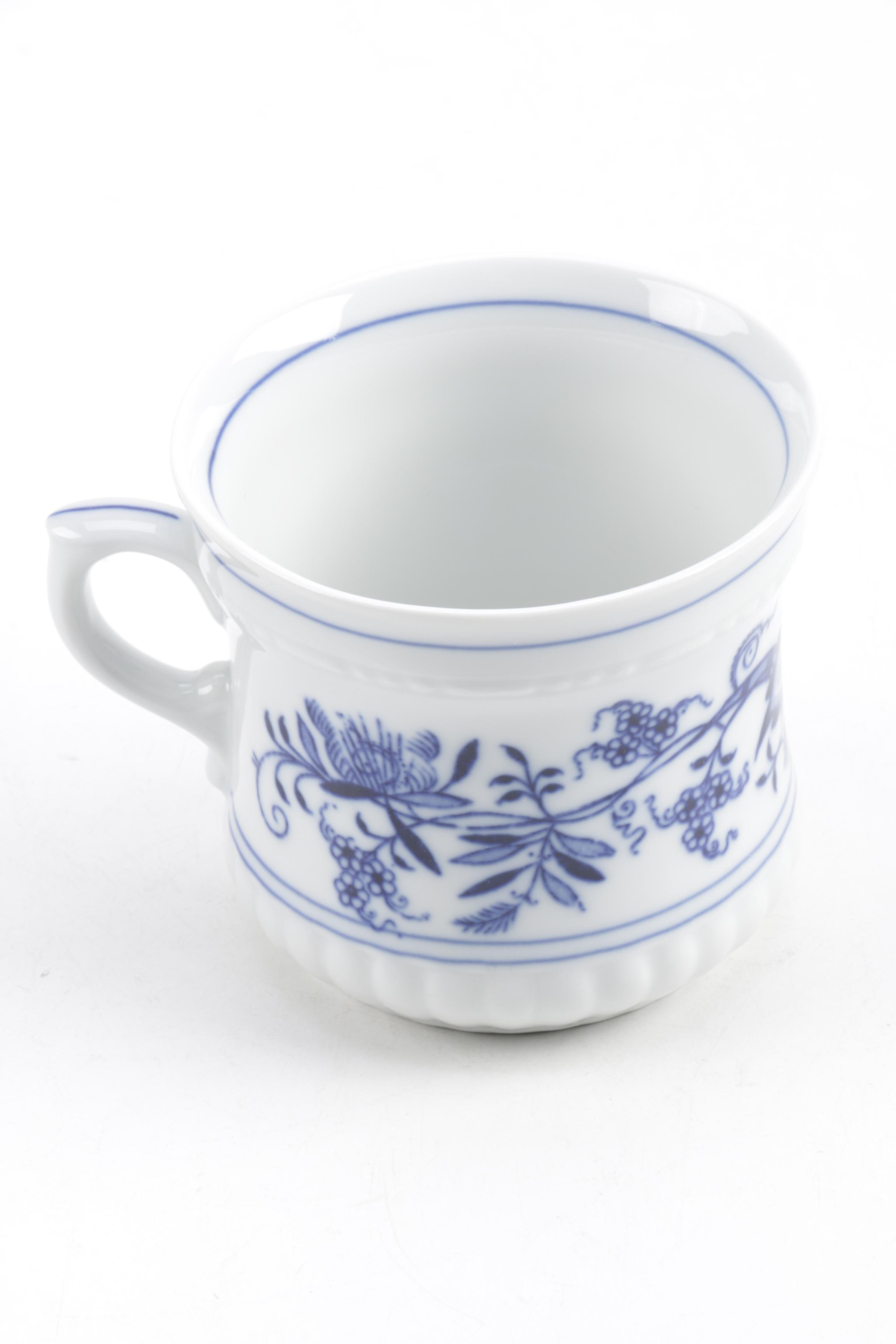 Vintage Duchcov and Thun "Blue Onion" Porcelain Tableware