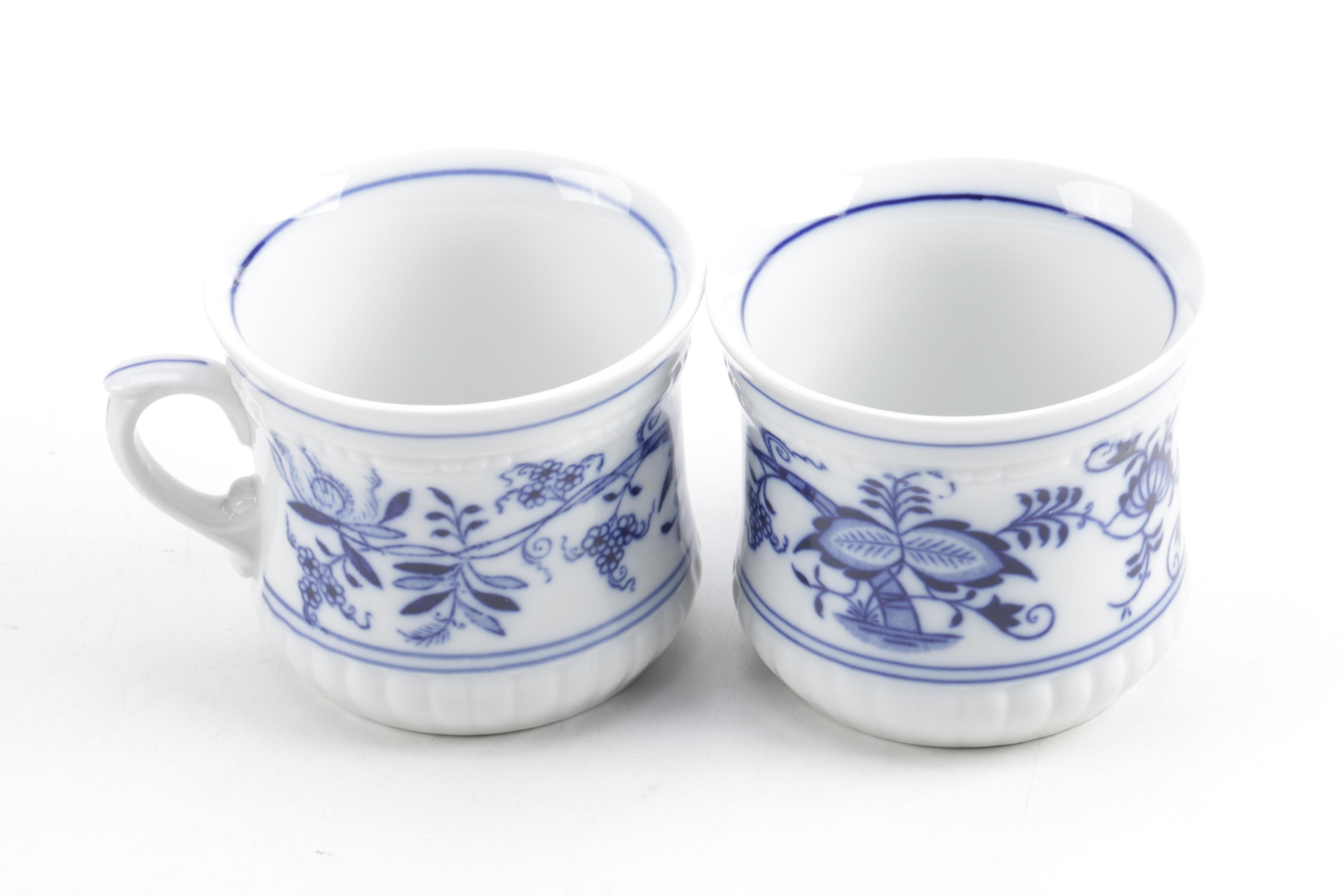 Vintage Duchcov and Thun "Blue Onion" Porcelain Tableware