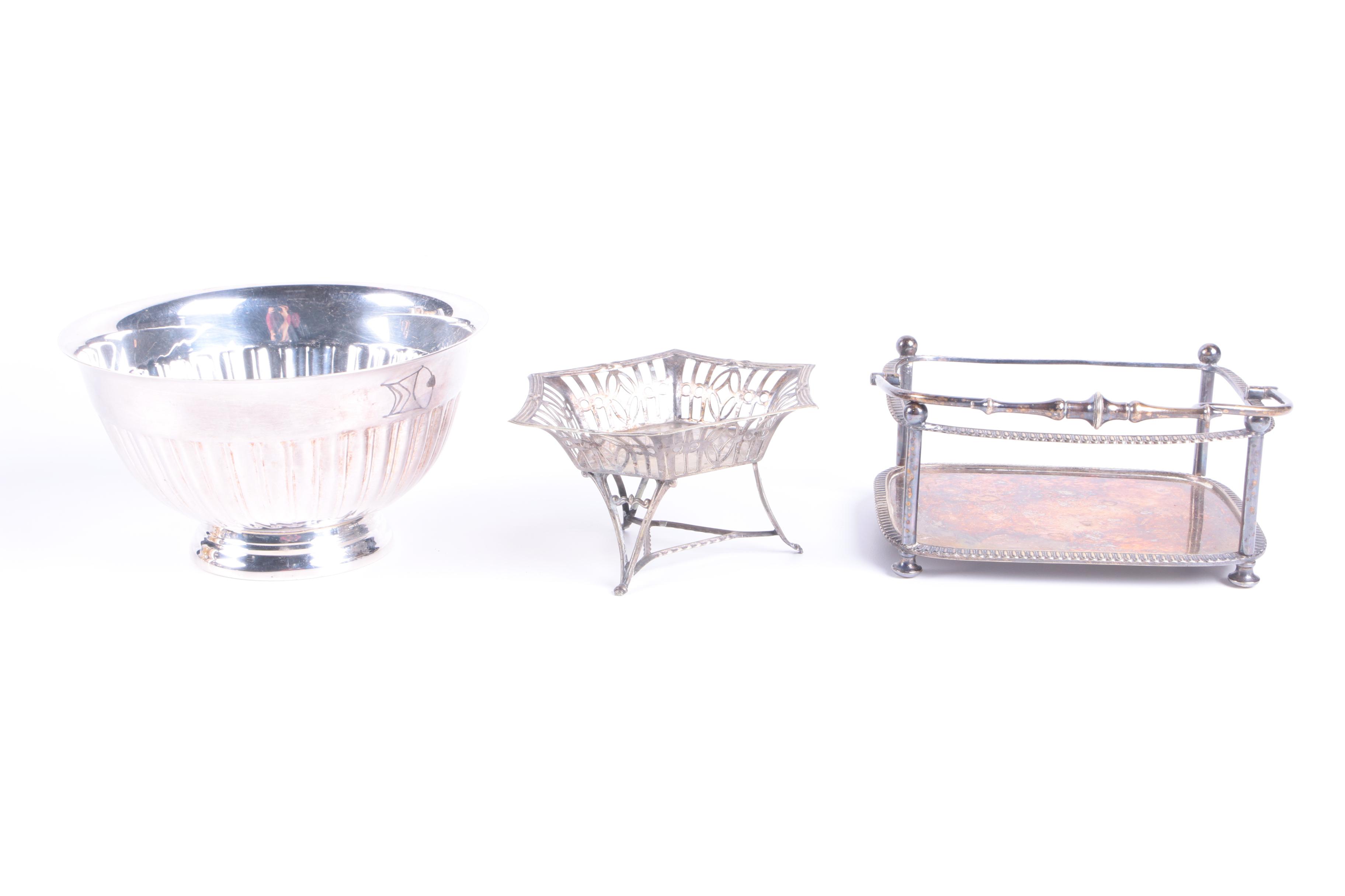 Vintage and Antique Yeoman Plate, F.B. Rogers and Other Silver Plate Tableware