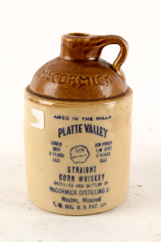Vintage Platte Valley Whiskey Jugs