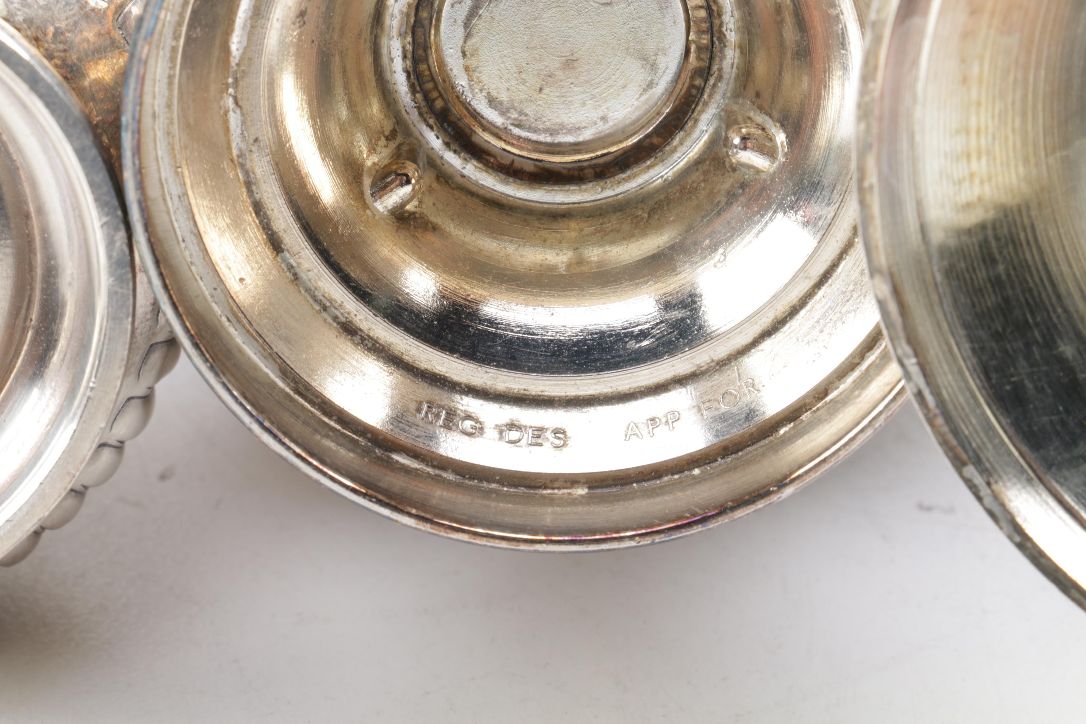 Silver-Plated and Toned Shaker Collection Including Oneida