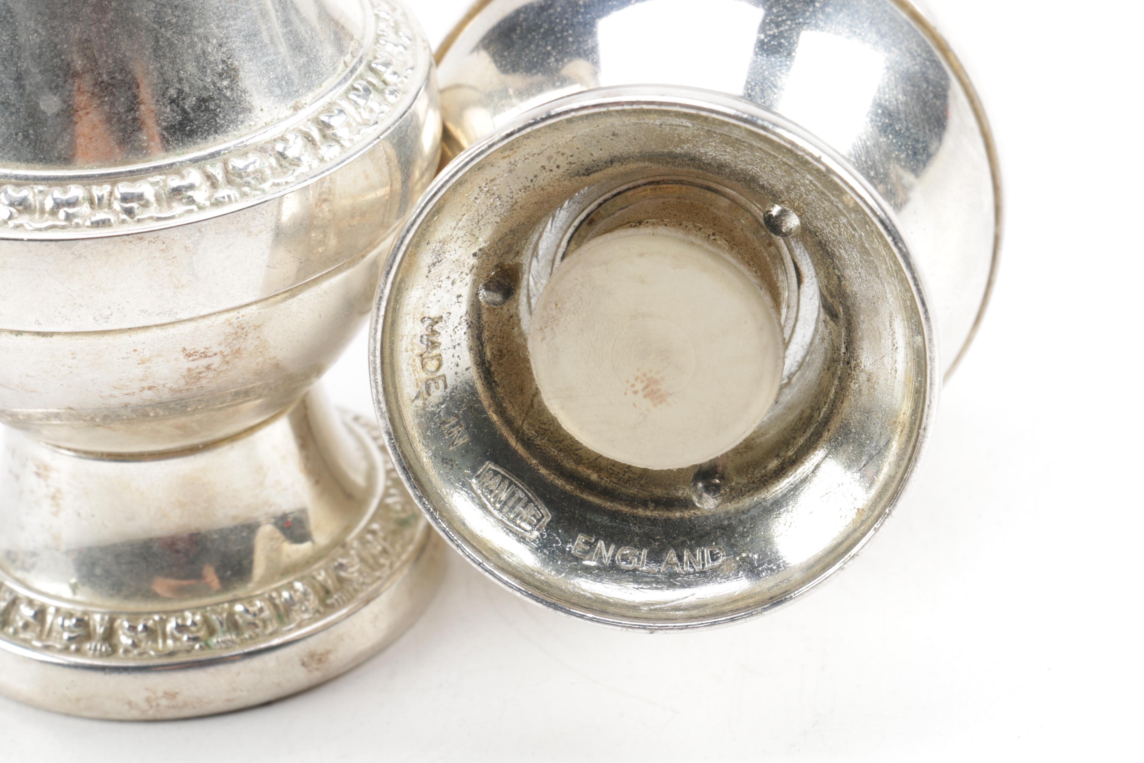 Silver-Plated and Toned Shaker Collection Including Oneida