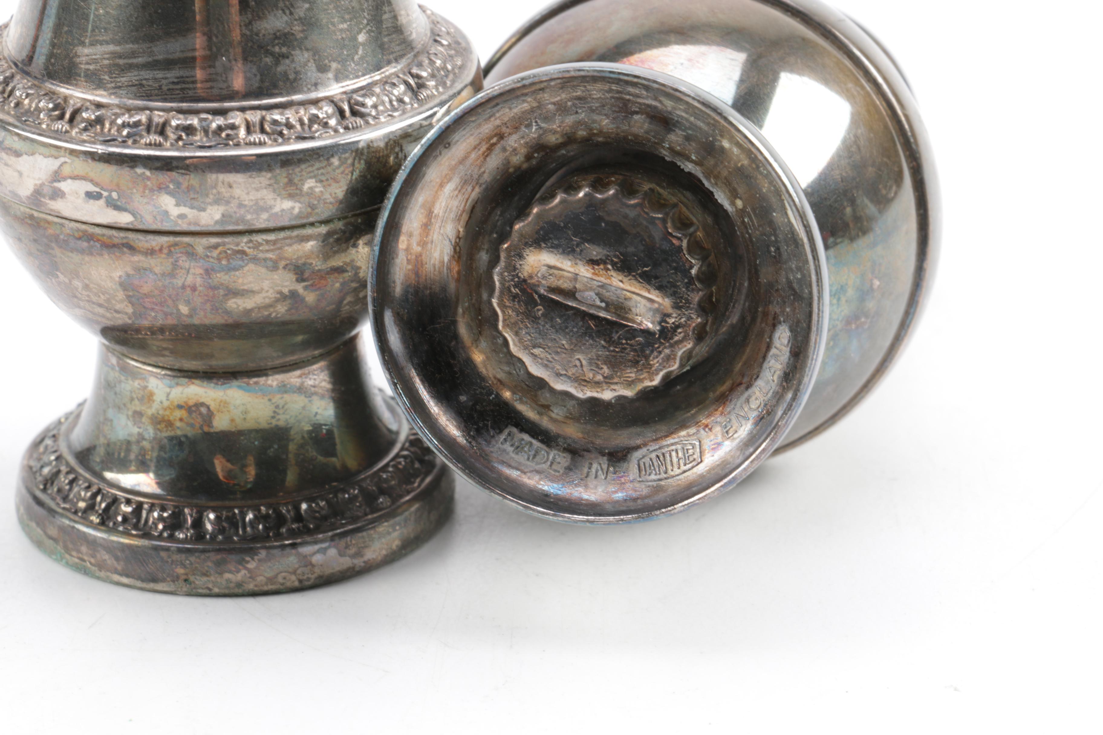 Silver-Plated and Toned Shaker Collection Including Oneida