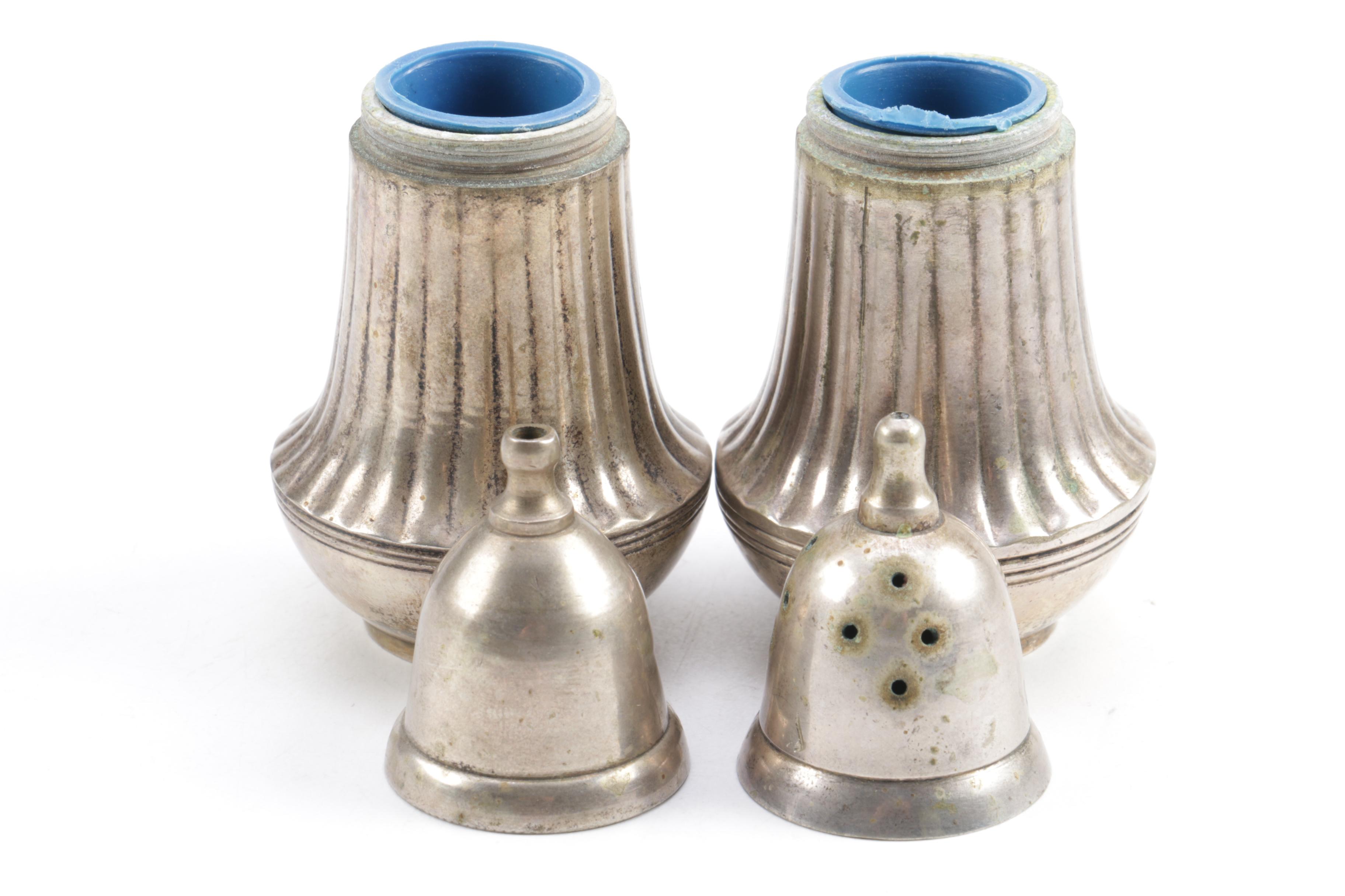 Silver-Plated and Toned Shaker Collection Including Oneida