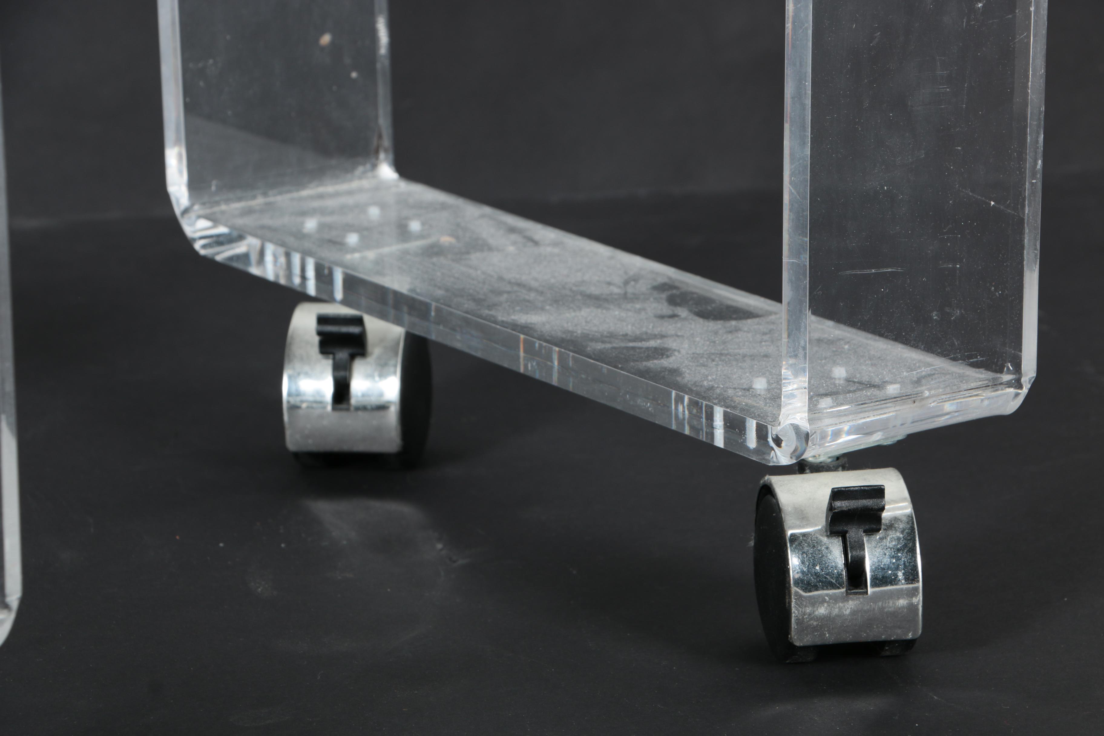 Modern Lucite Stool