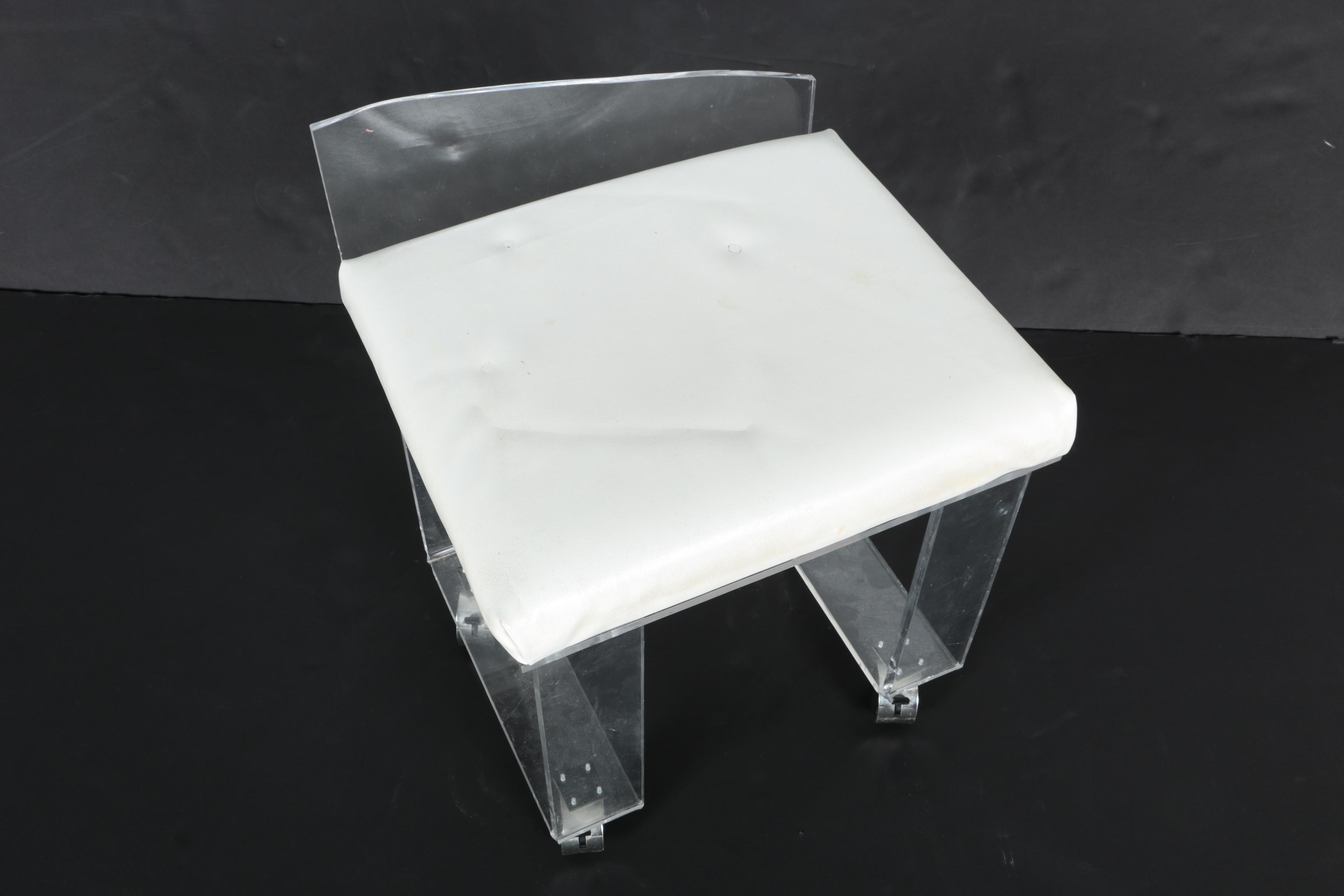 Modern Lucite Stool