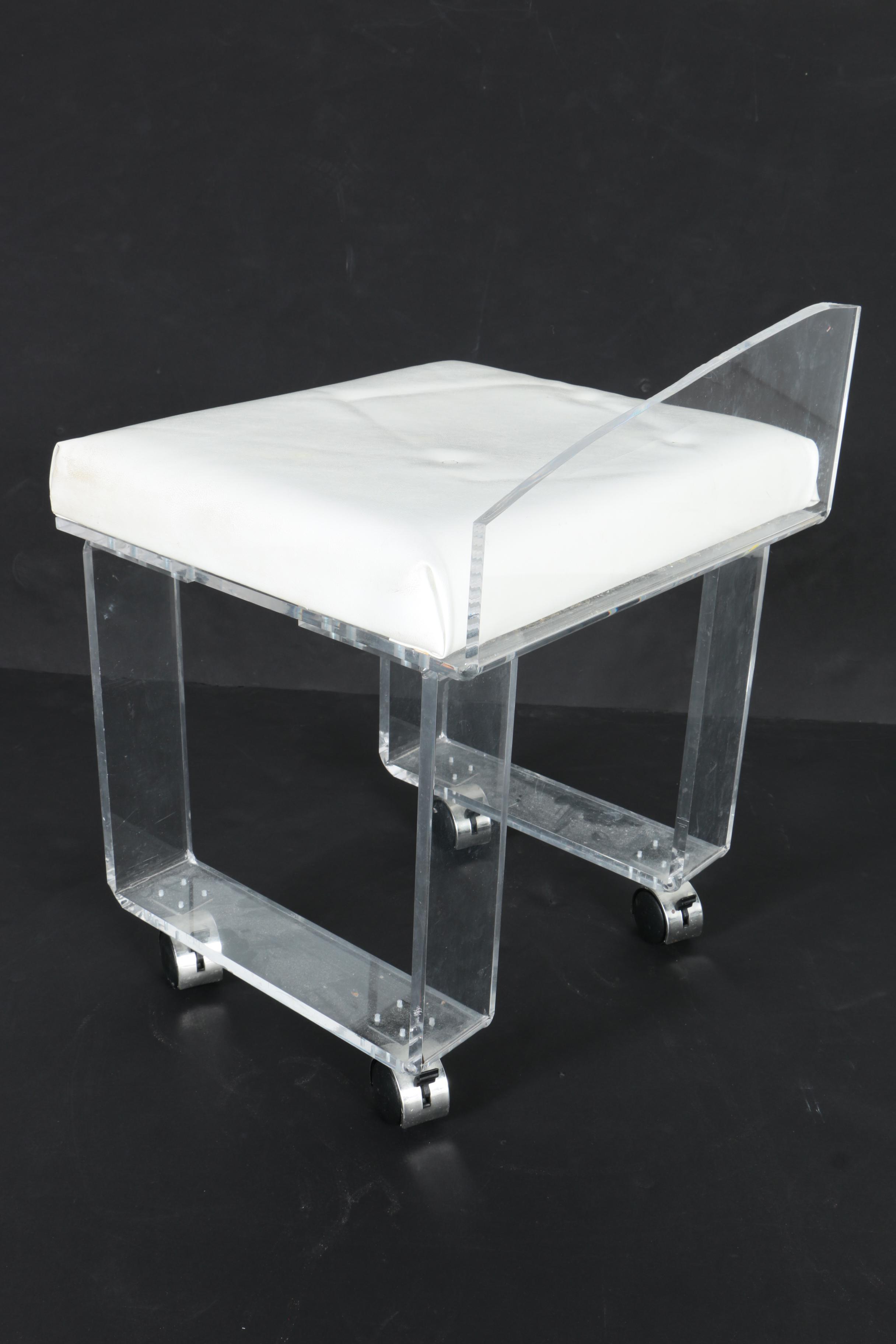 Modern Lucite Stool
