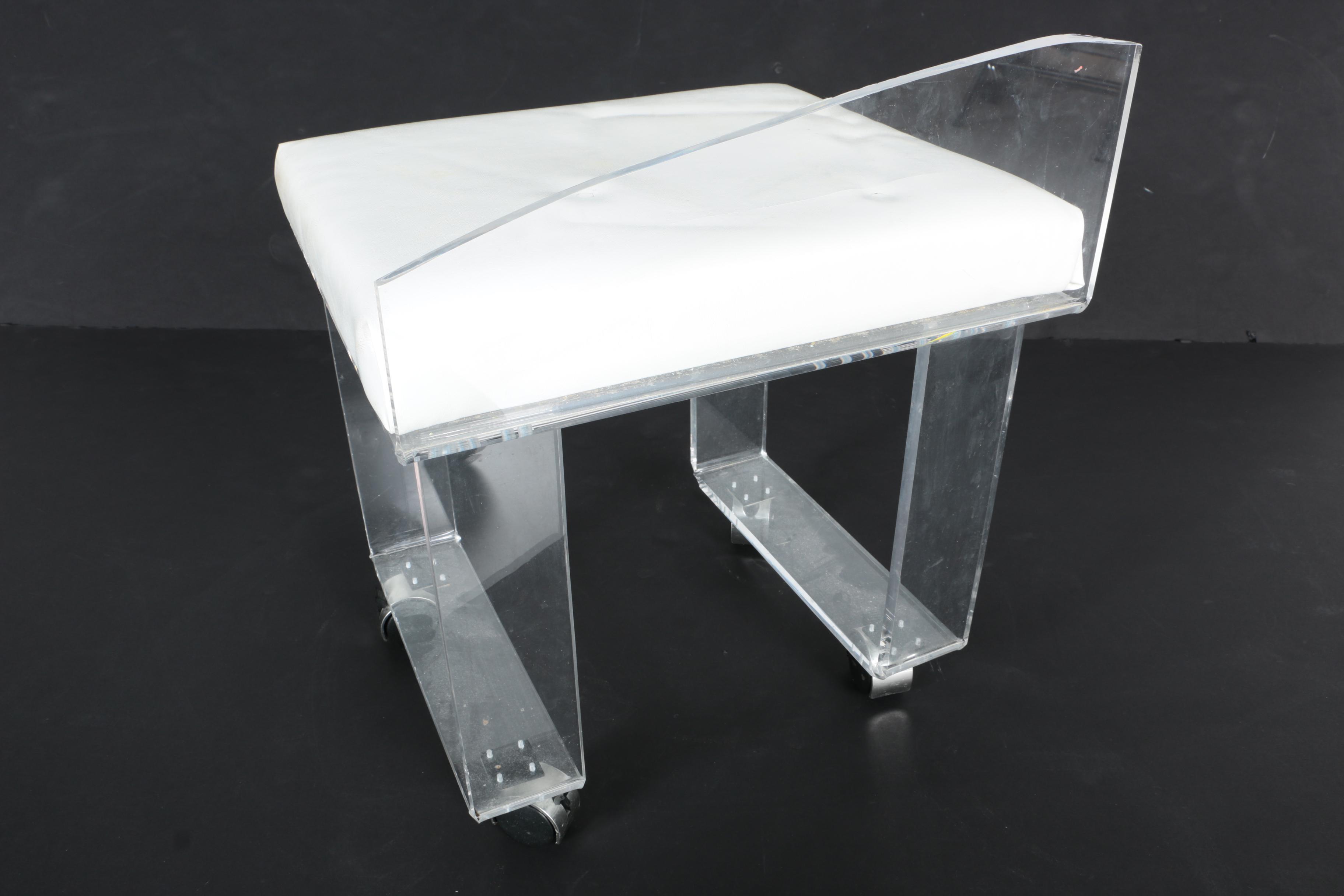 Modern Lucite Stool