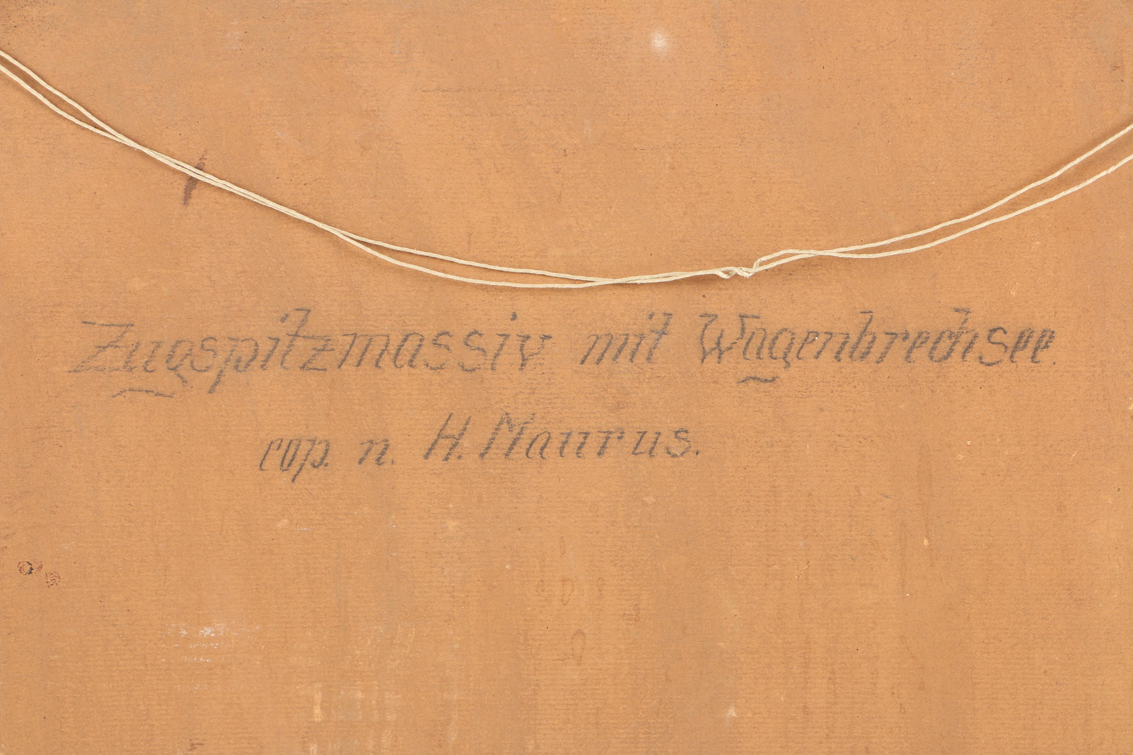 K. Steinmann Oil Painting of a Mountain Landscape on Board