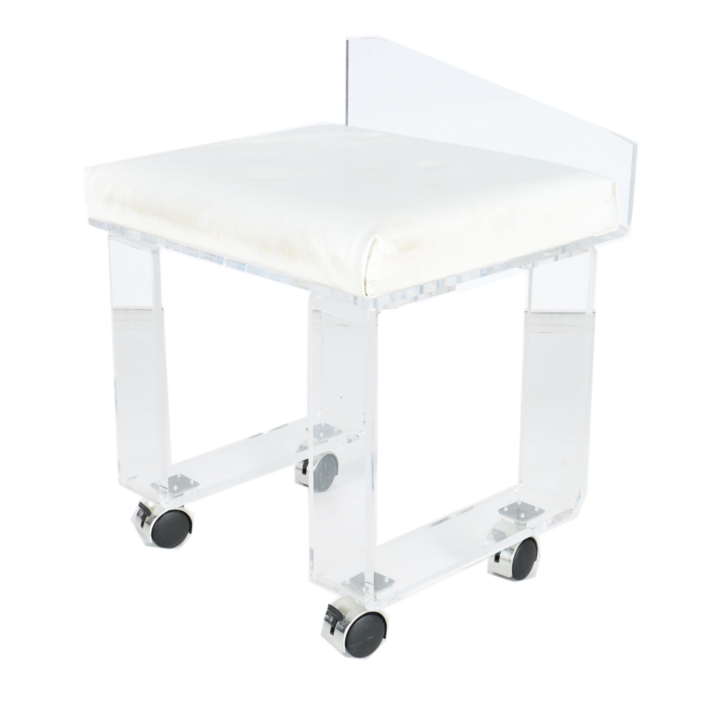Modern Lucite Stool