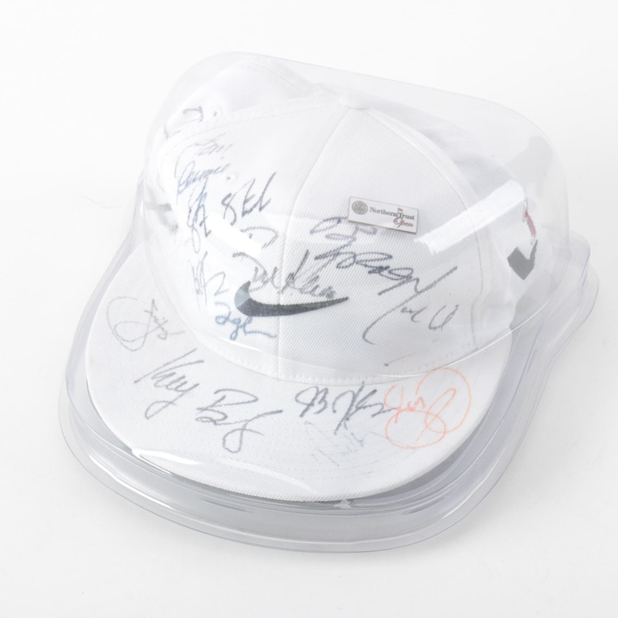 NikeGolf White Autographed Cap