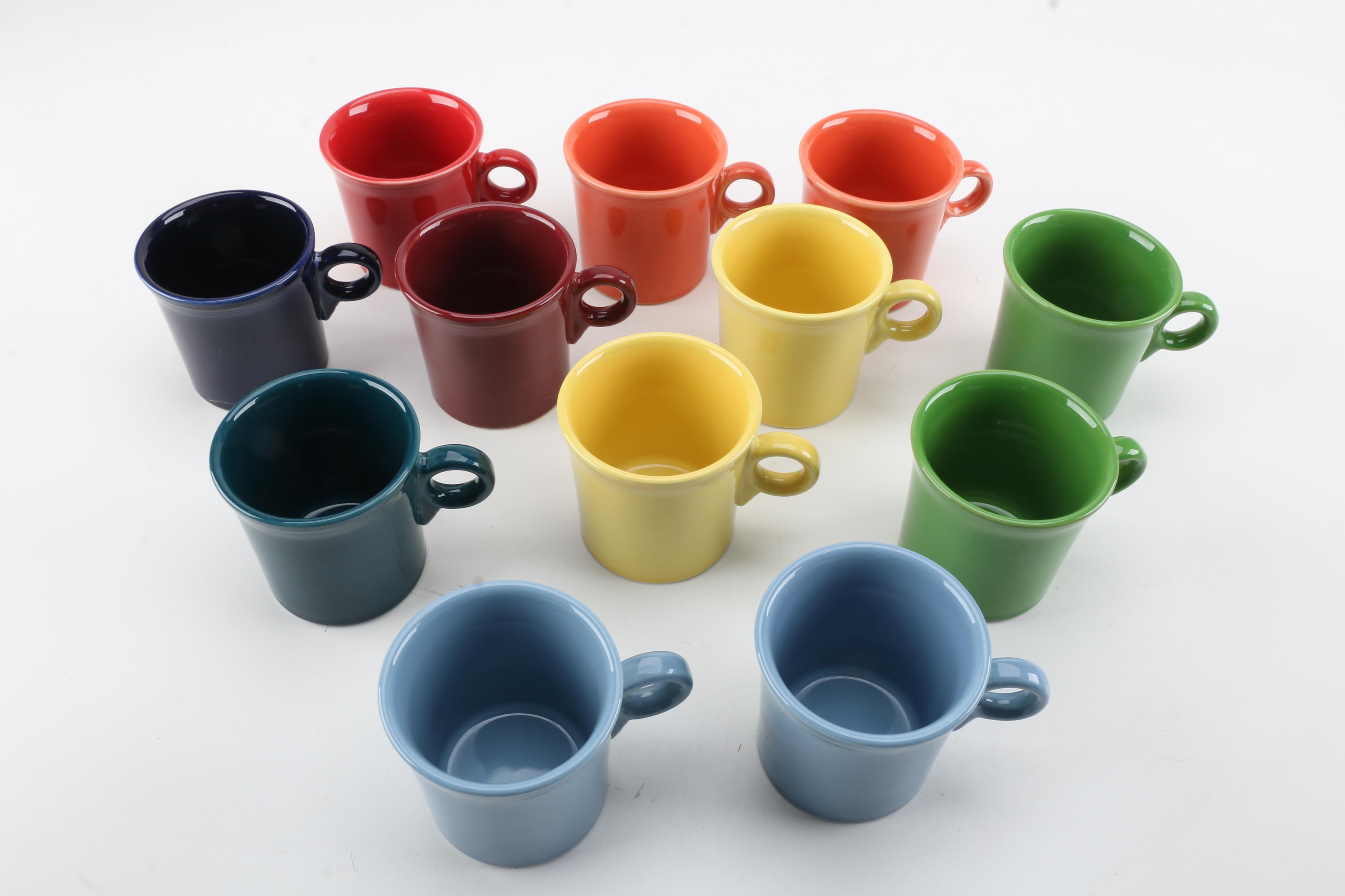 Homer Laughlin "Fiesta" Stoneware Mugs