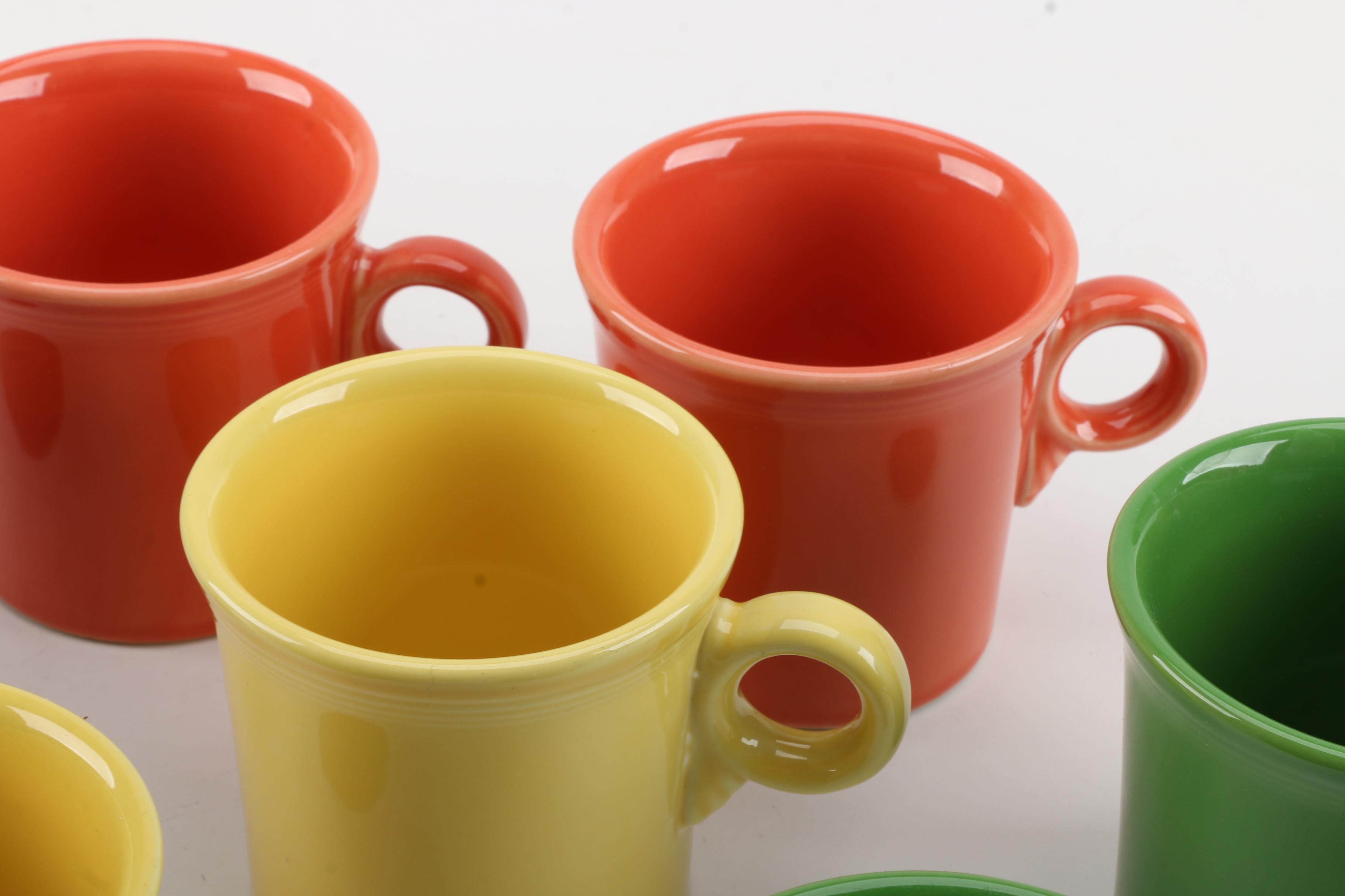 Homer Laughlin "Fiesta" Stoneware Mugs