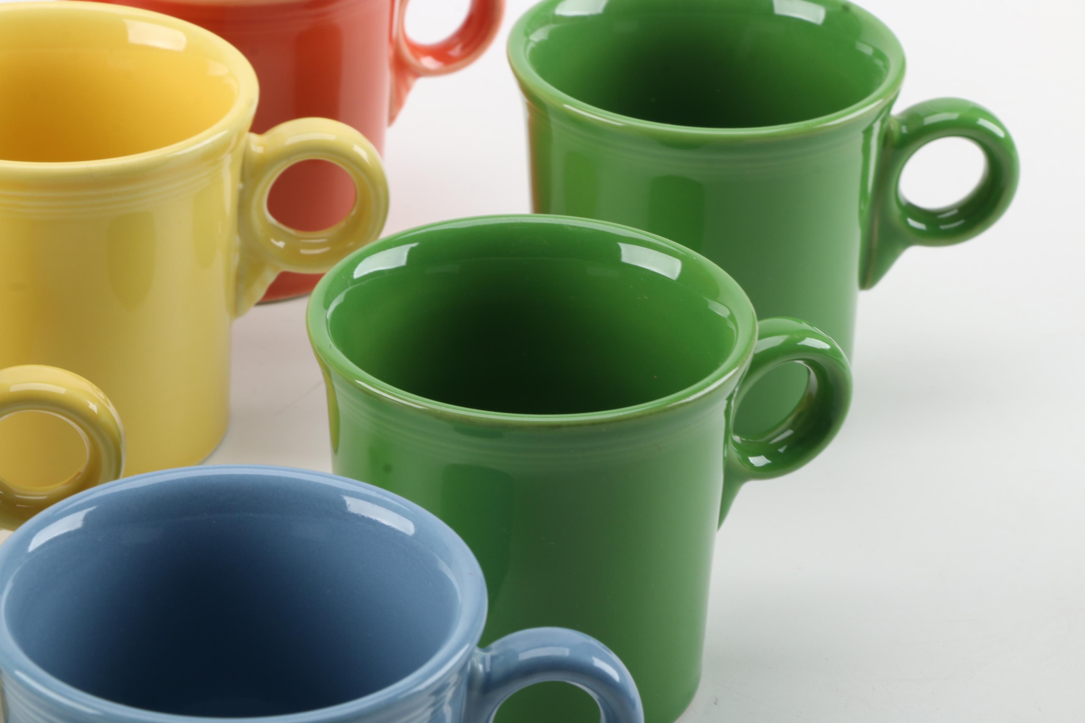 Homer Laughlin "Fiesta" Stoneware Mugs