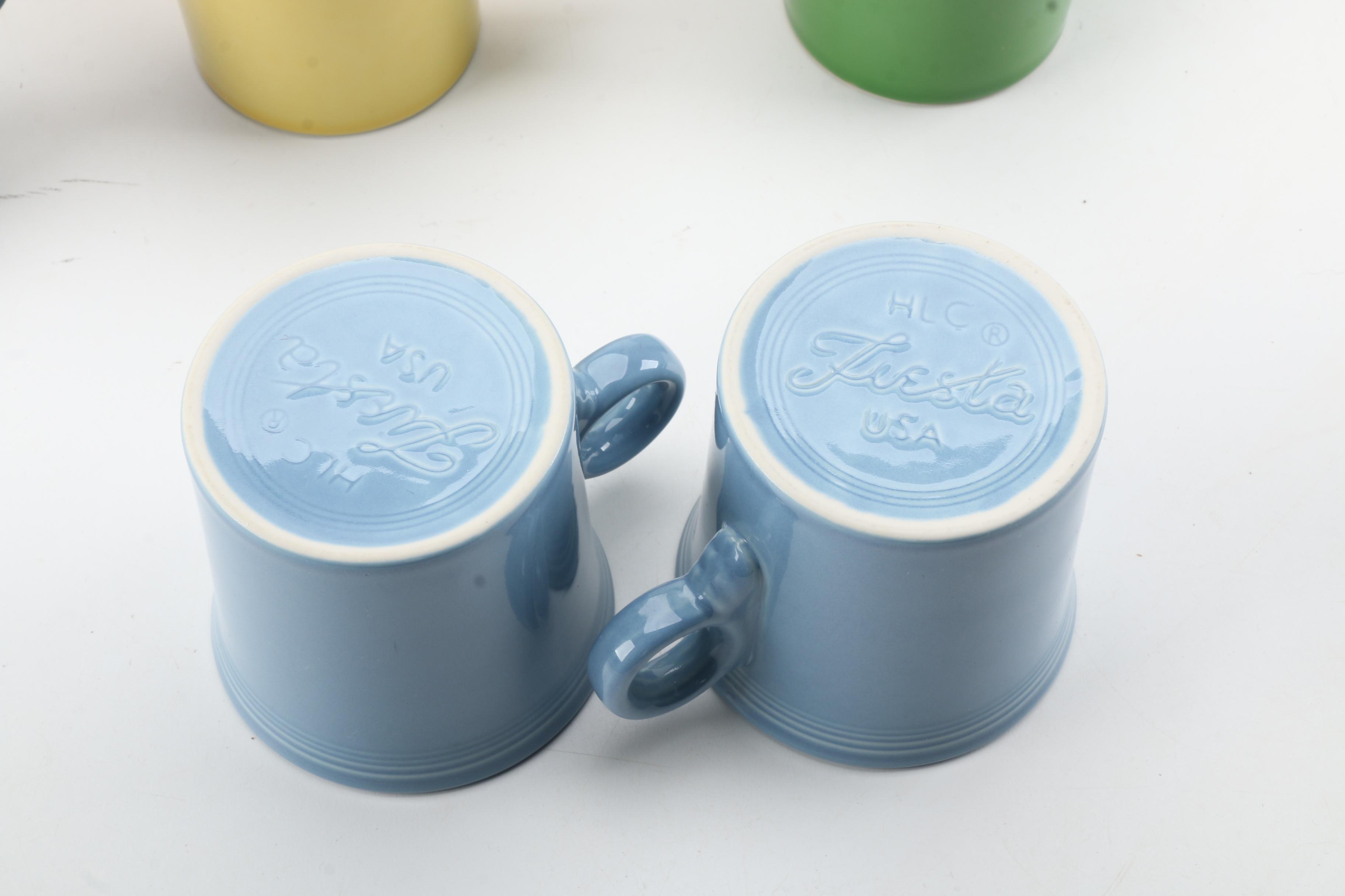 Homer Laughlin "Fiesta" Stoneware Mugs