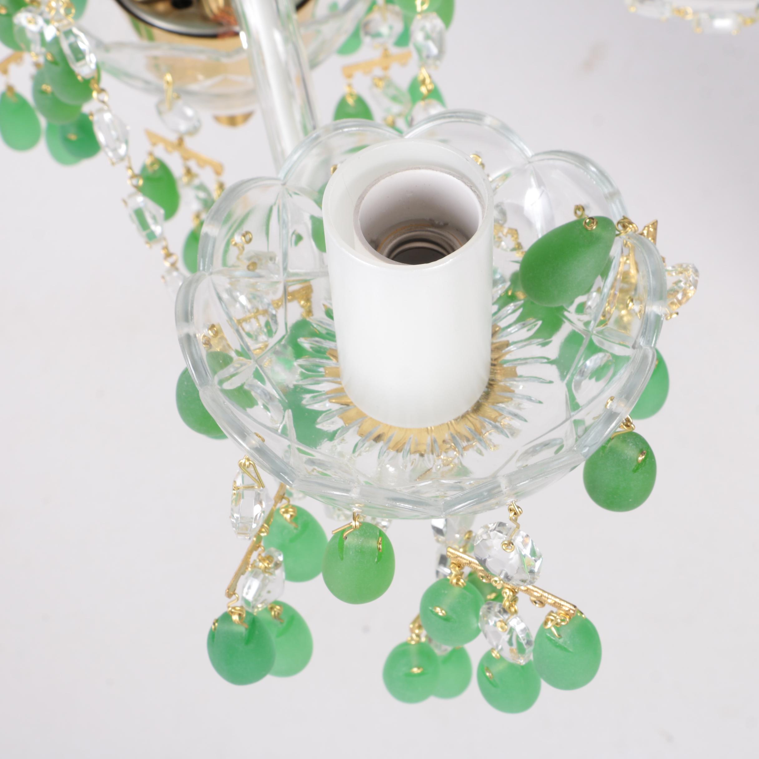 Czech Sklarny Bydzov Crystal Chandelier