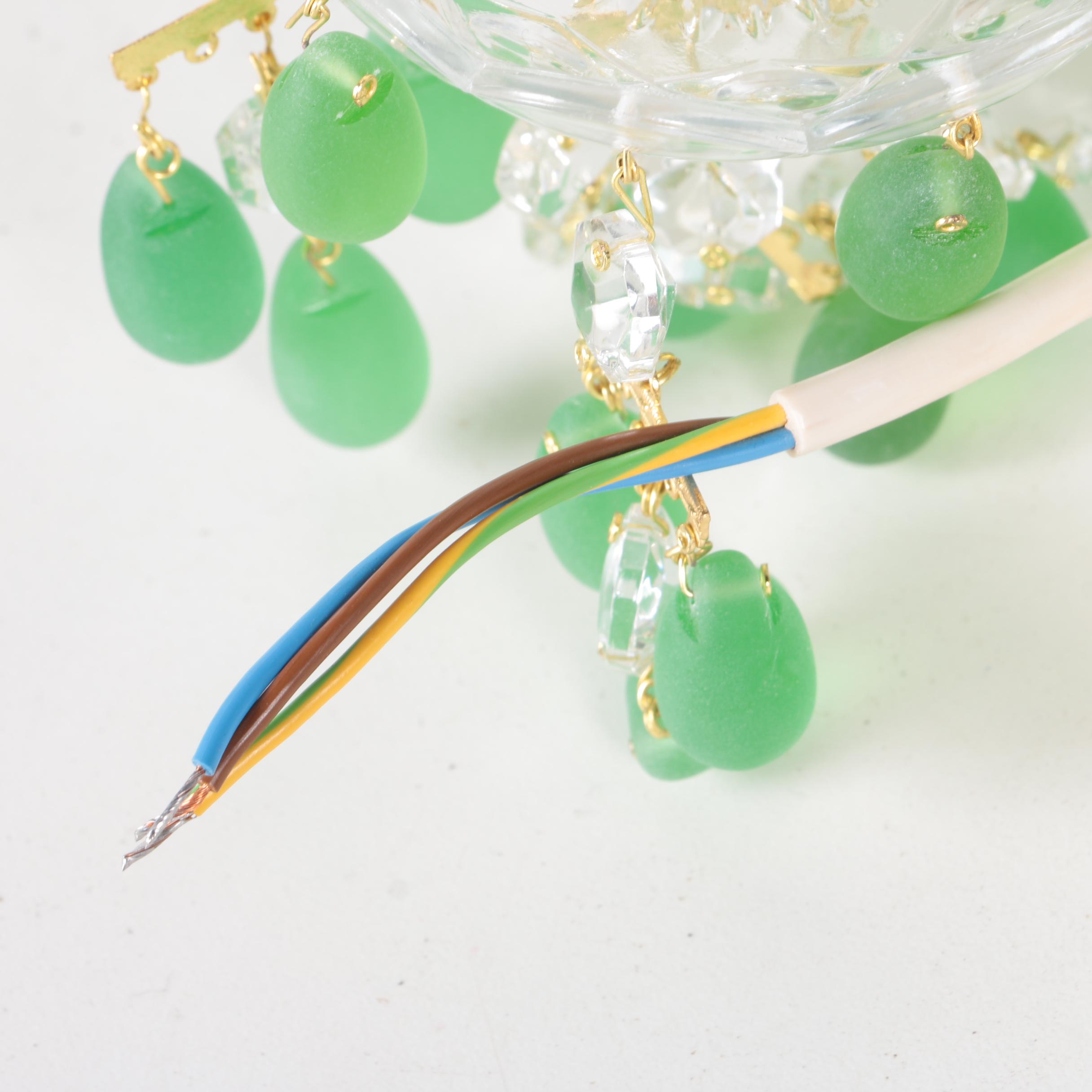 Czech Sklarny Bydzov Crystal Chandelier