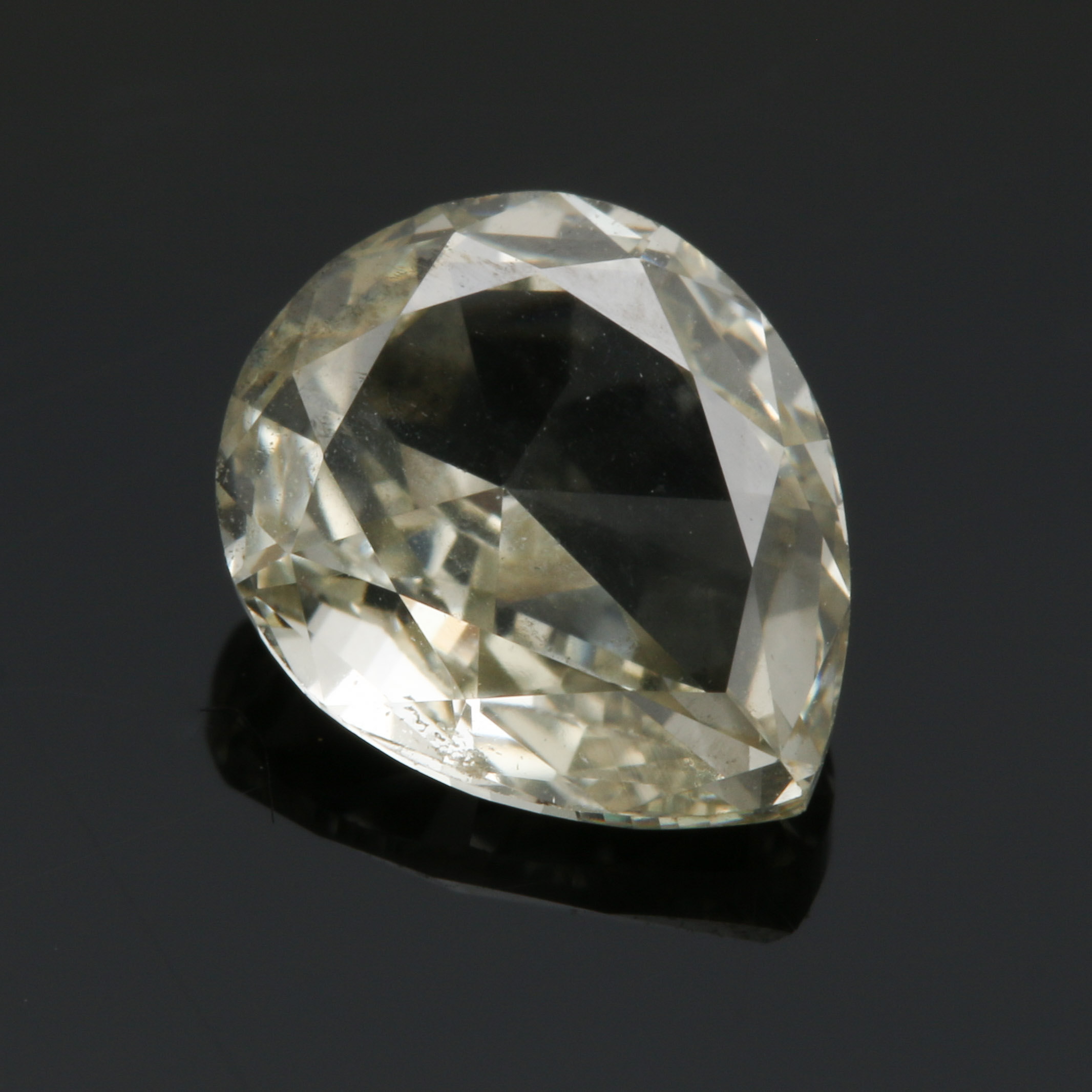 Loose 1.01 Carat Pear Cut Diamond With GIA Report