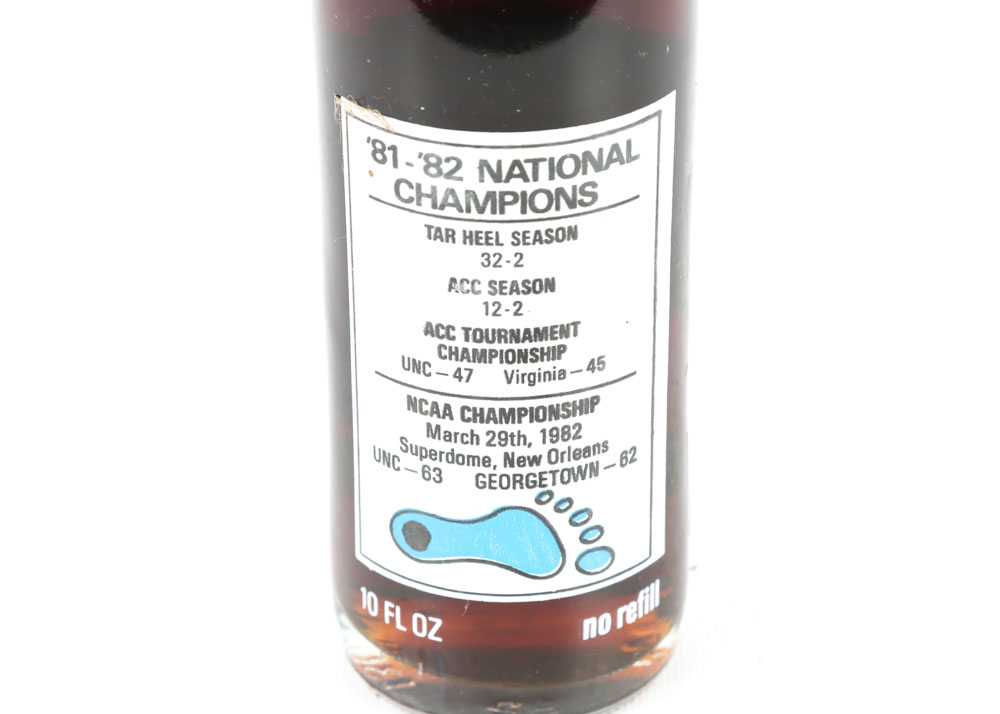 Vintage 1982 NCAA UNC Commemorative Coca-Cola Bottles