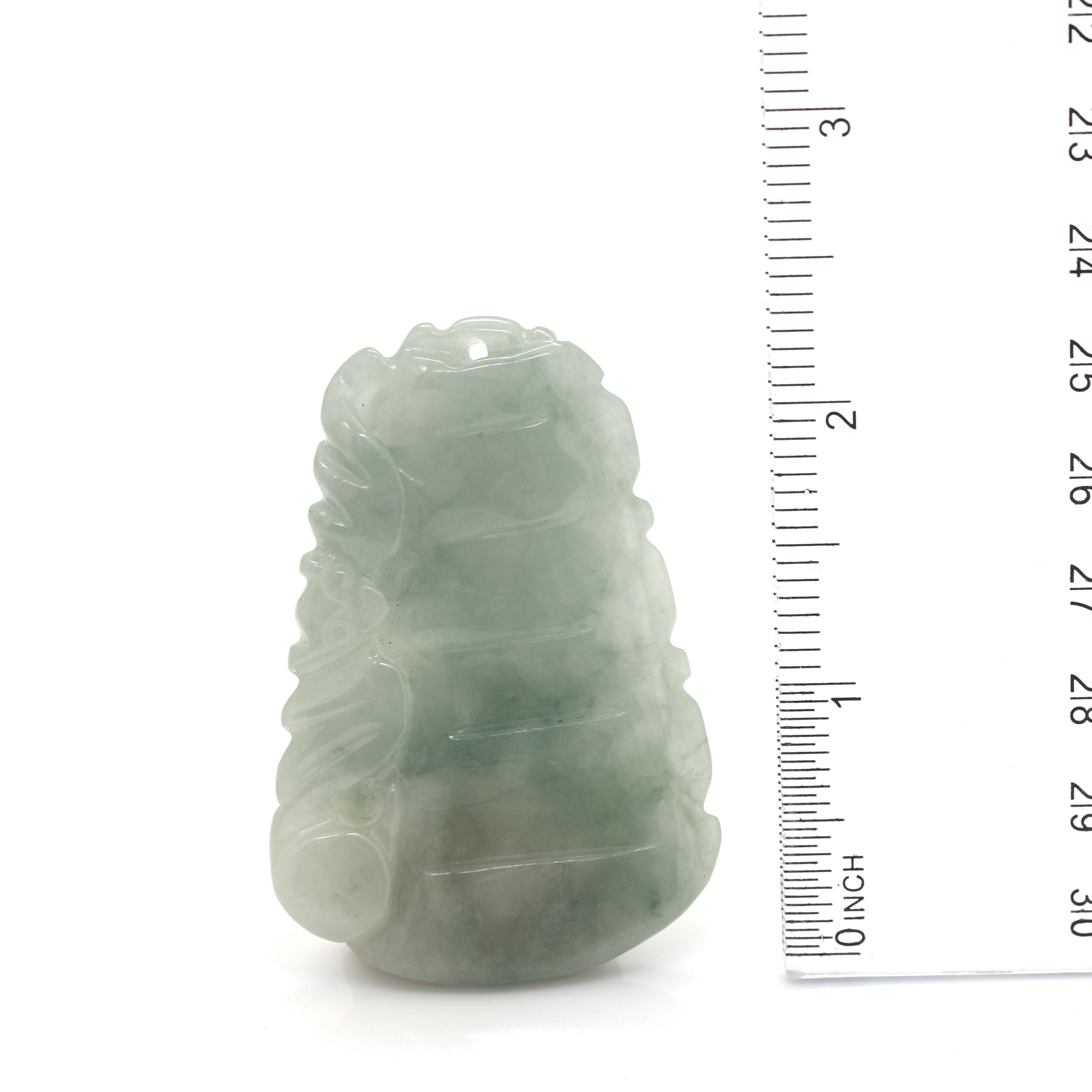 Carved Jadeite Pendant