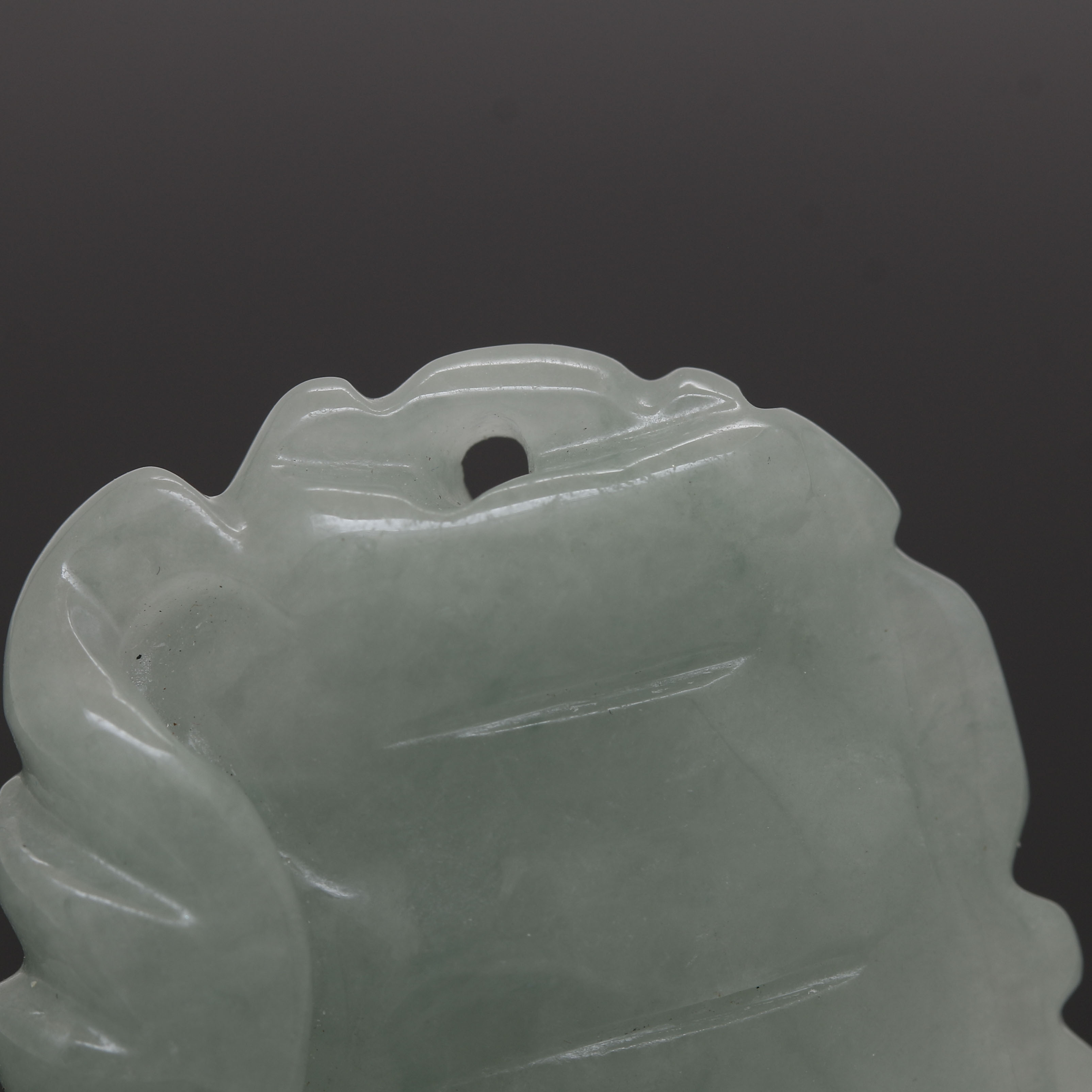 Carved Jadeite Pendant