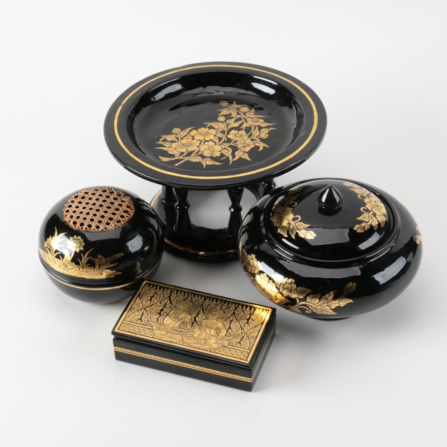 Selection of Asian Lacquerware