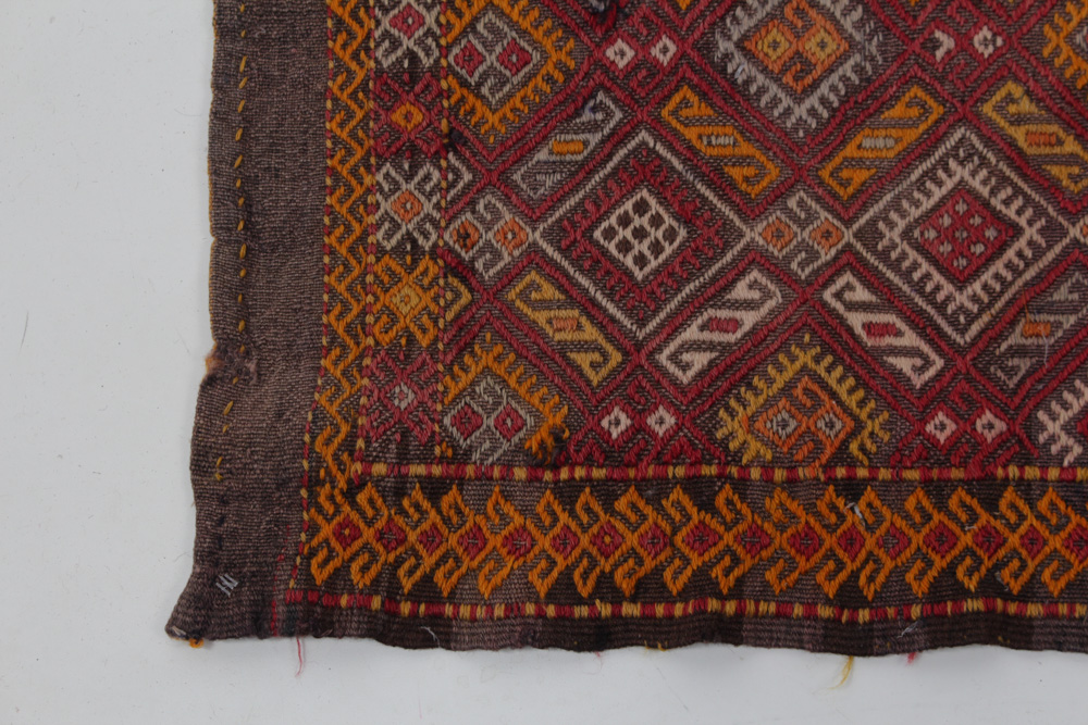 Antique Hand-Woven Caucasian Soumak Rug