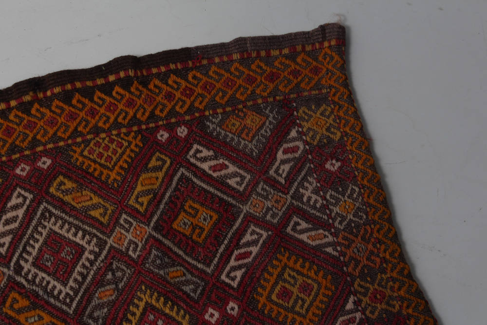 Antique Hand-Woven Caucasian Soumak Rug