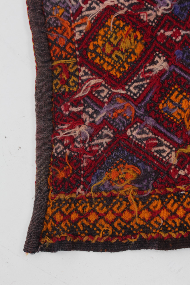 Antique Hand-Woven Caucasian Soumak Rug
