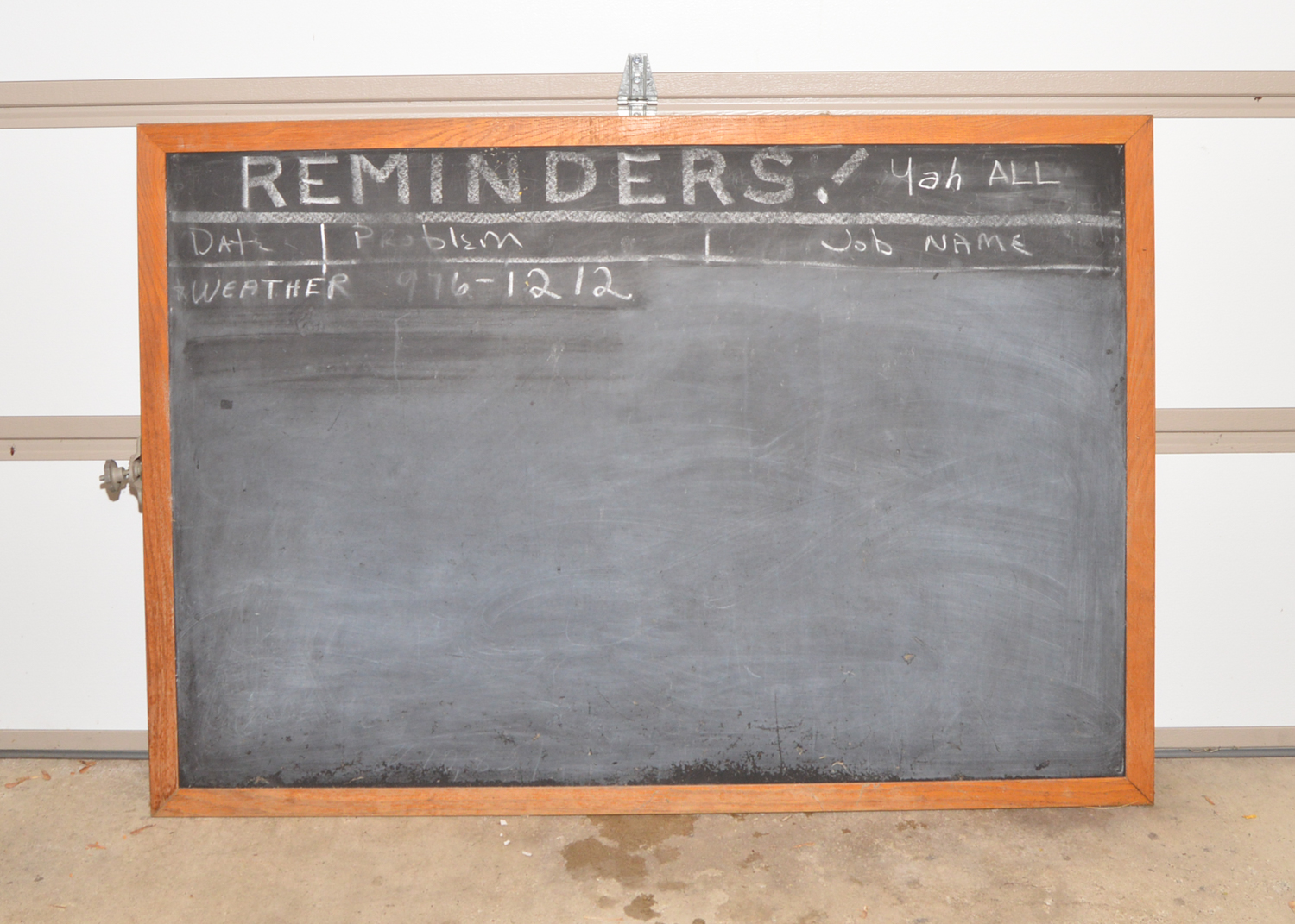 Vintage Classroom Chalkboard