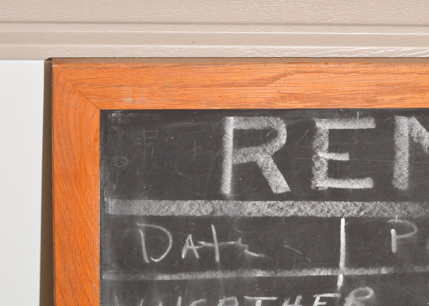 Vintage Classroom Chalkboard