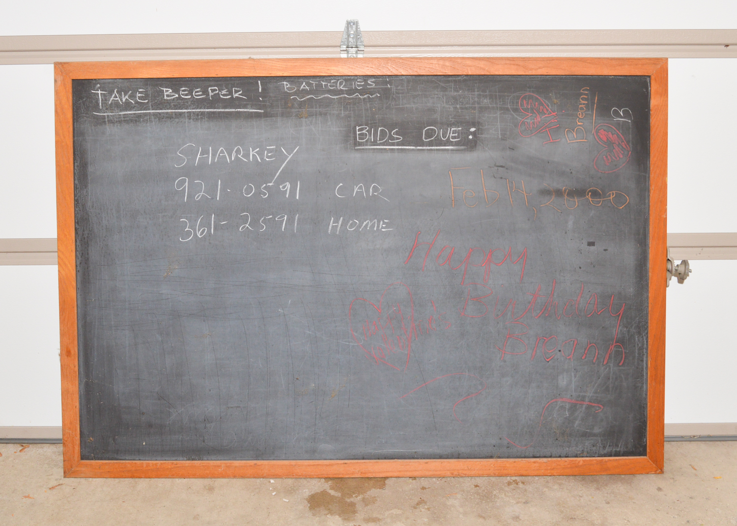 Vintage Classroom Chalkboard